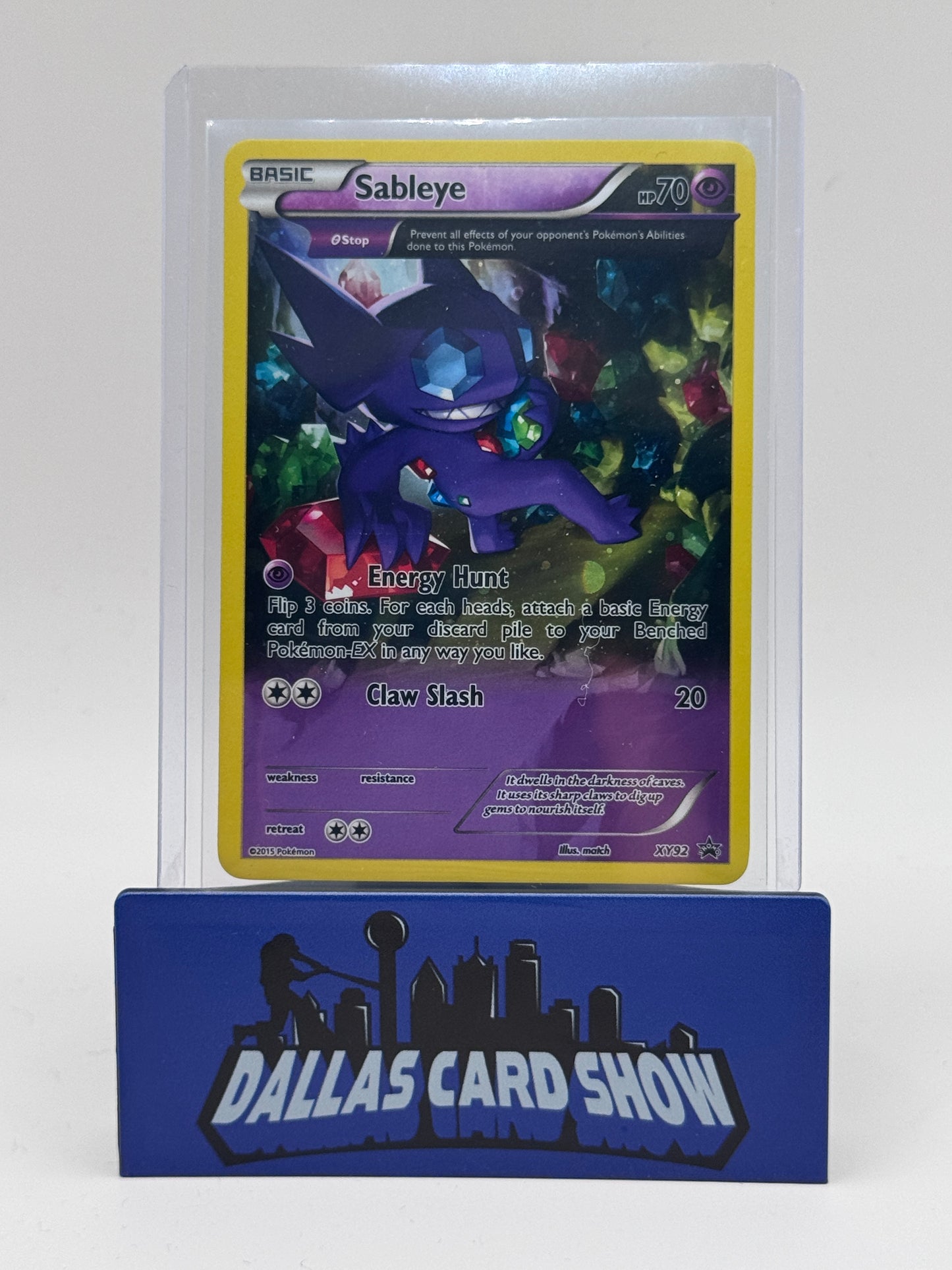 2015 Pokemon - Sableye (Cosmos Holo) - XY92 Black Star Promo