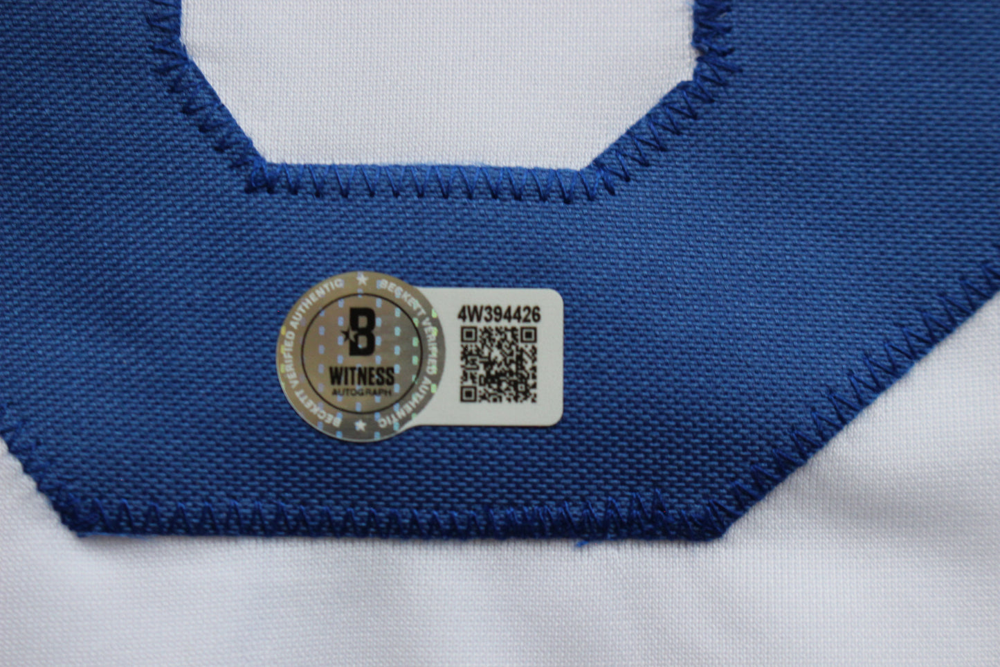 DEAN PALMER KANSAS CITY ROYALS SIGNED JERSEY Tigers Rangers BAS COA