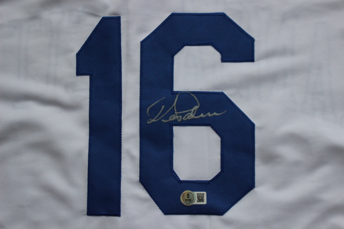 DEAN PALMER KANSAS CITY ROYALS SIGNED JERSEY Tigers Rangers BAS COA