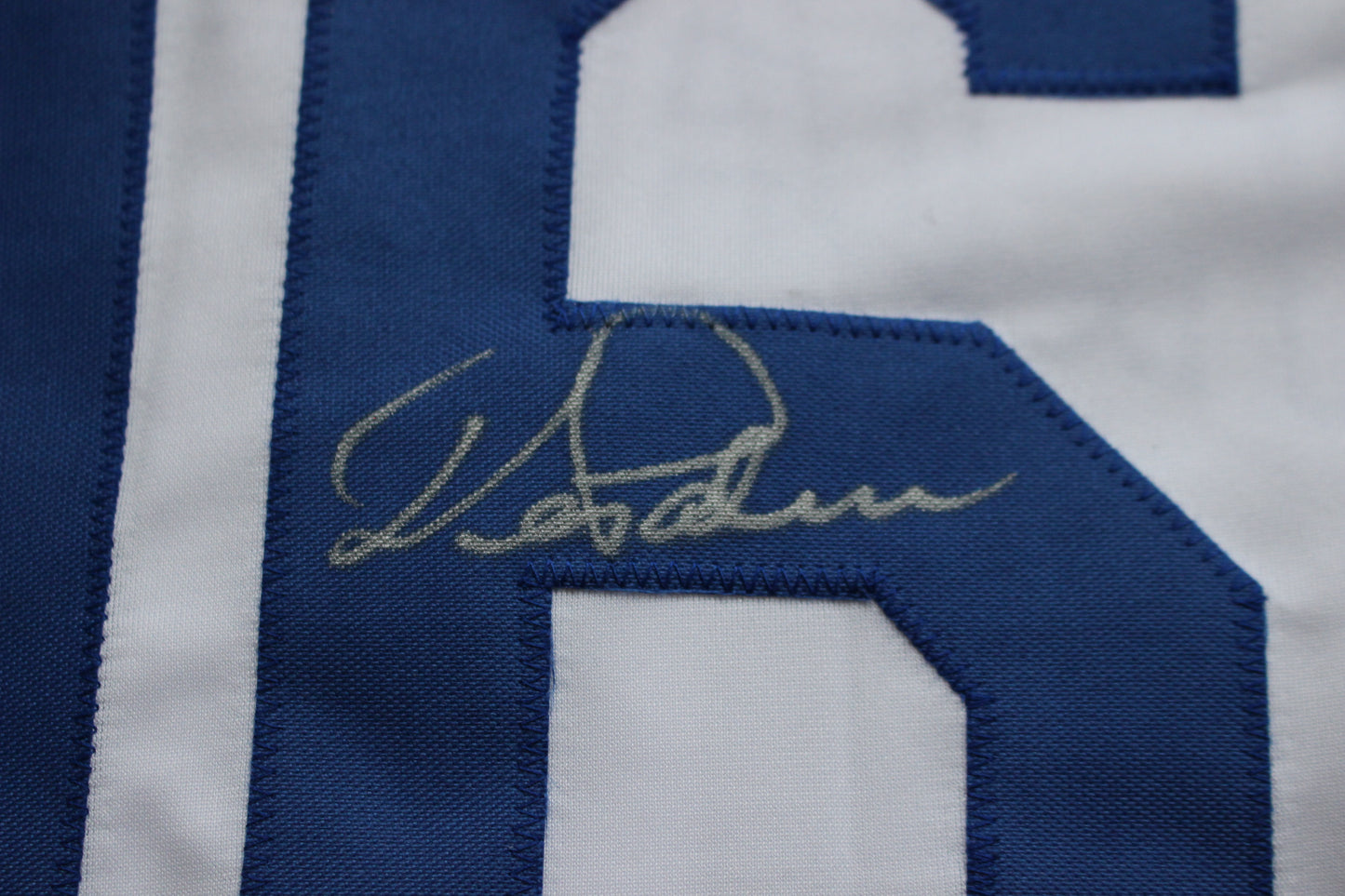 DEAN PALMER KANSAS CITY ROYALS SIGNED JERSEY Tigers Rangers BAS COA