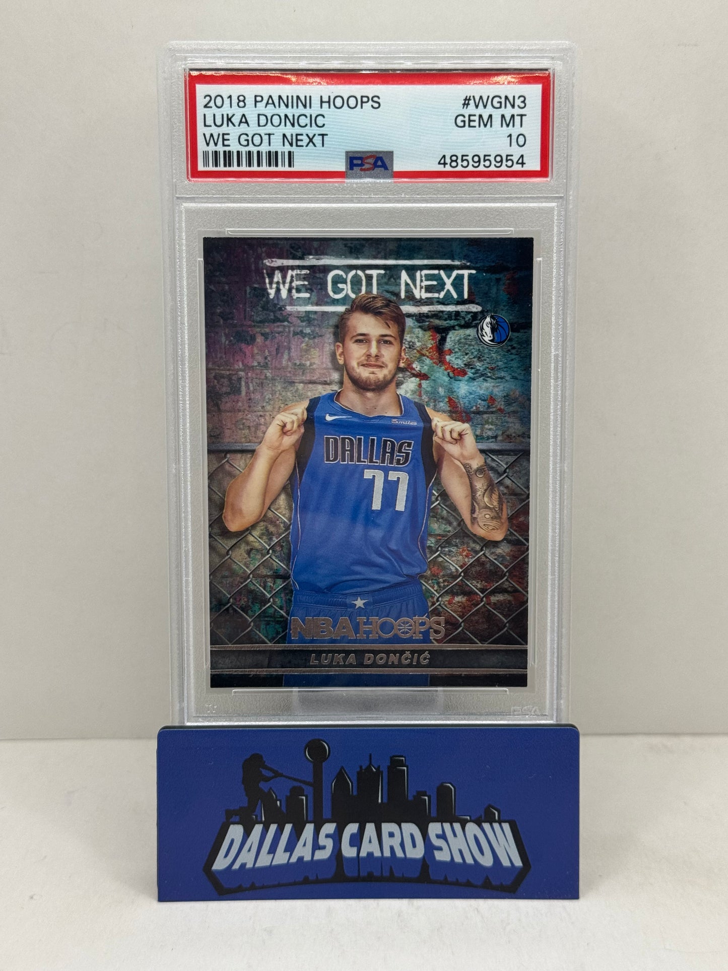 2018 Panini Hoops #WGN3 Luka Doncic We Got Next Rookie RC PSA 10