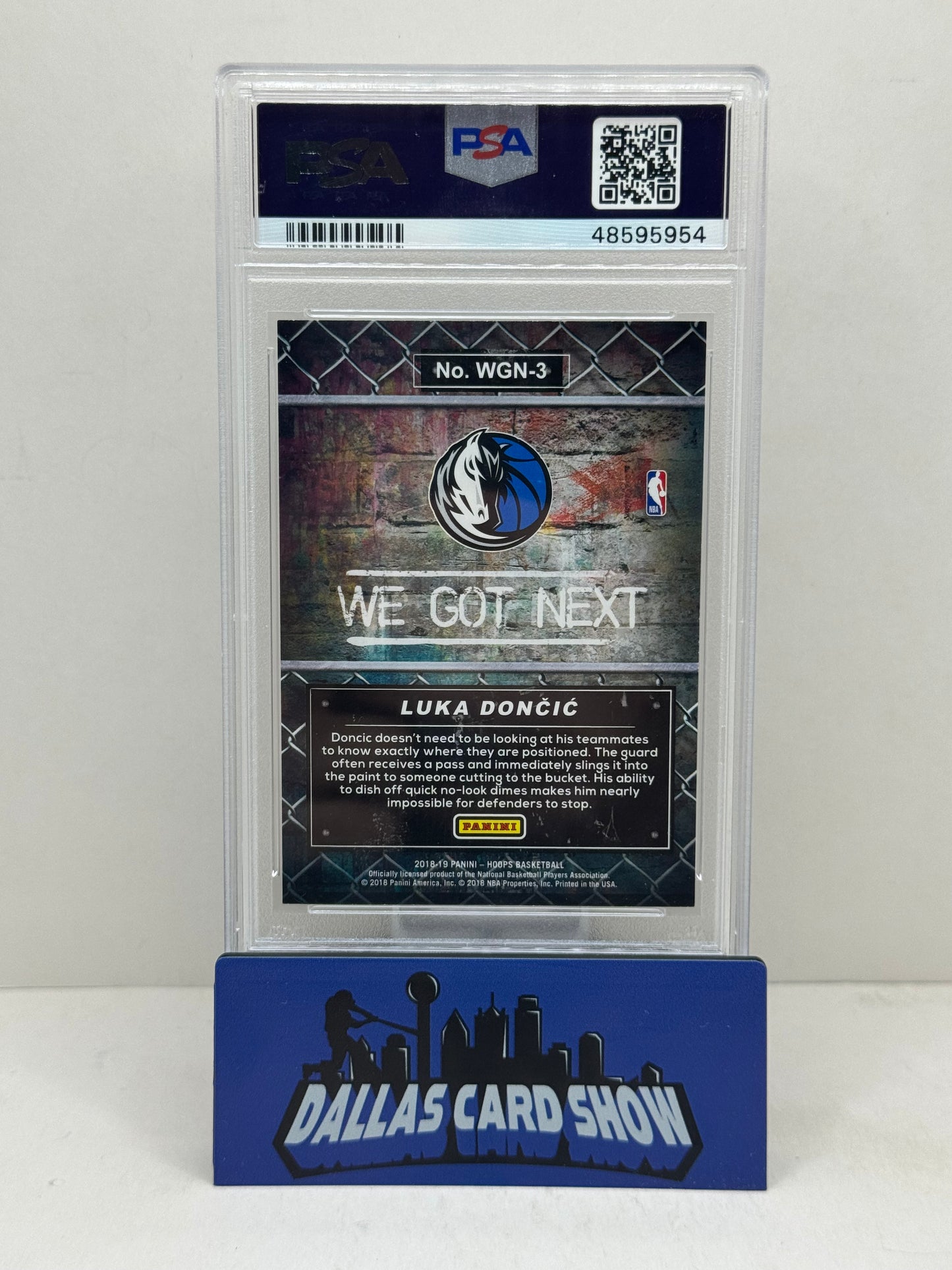 2018 Panini Hoops #WGN3 Luka Doncic We Got Next Rookie RC PSA 10