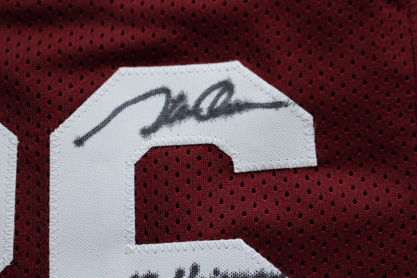 STEVE OWENS BILLY SIMS JASON WHITE SIGNED OKLAHOMA SOONERS JERSEY BAS