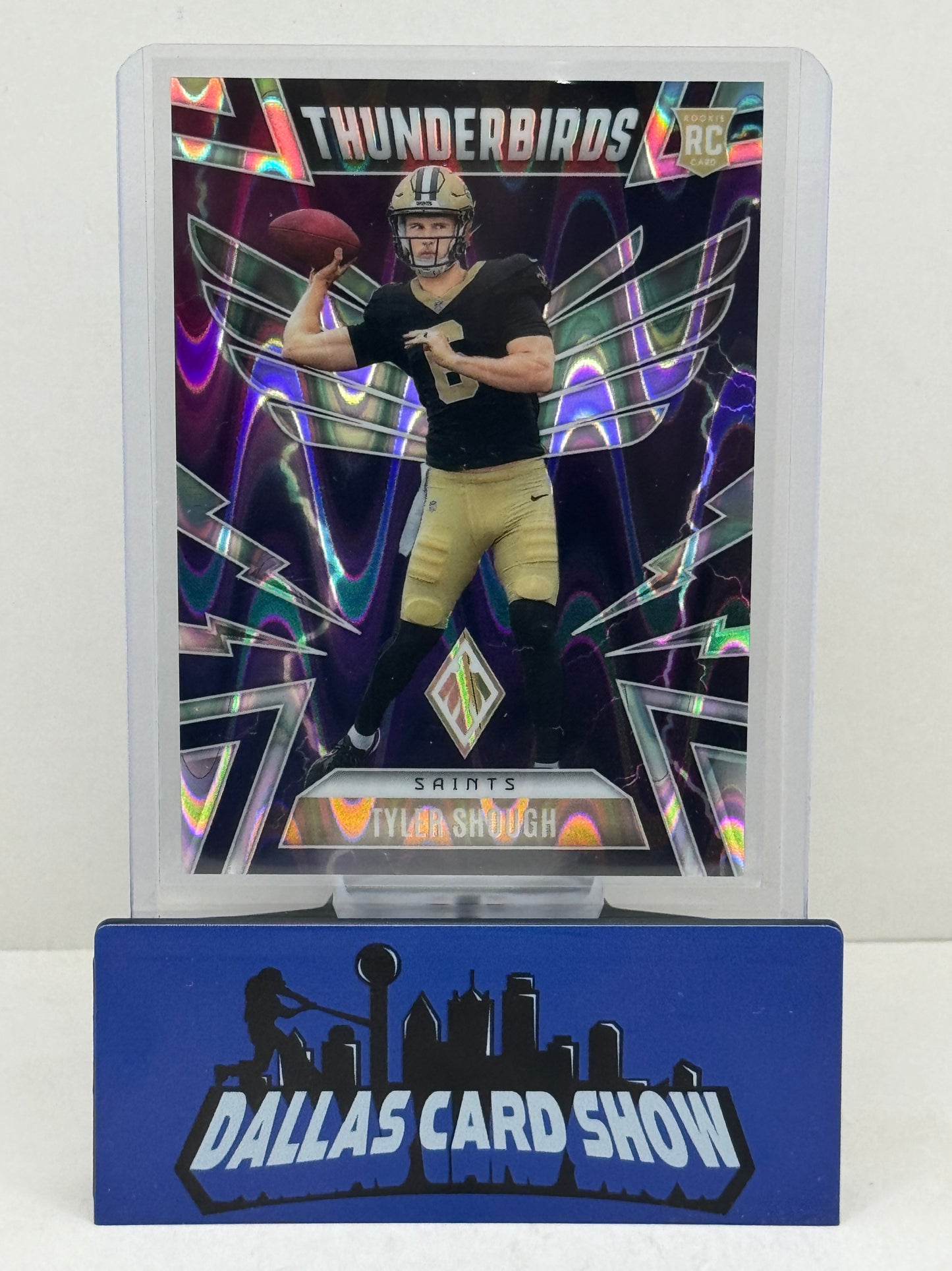 2025 Panini Phoenix #37 Tyler Shough Thunderbirds Raywave /99 Saints