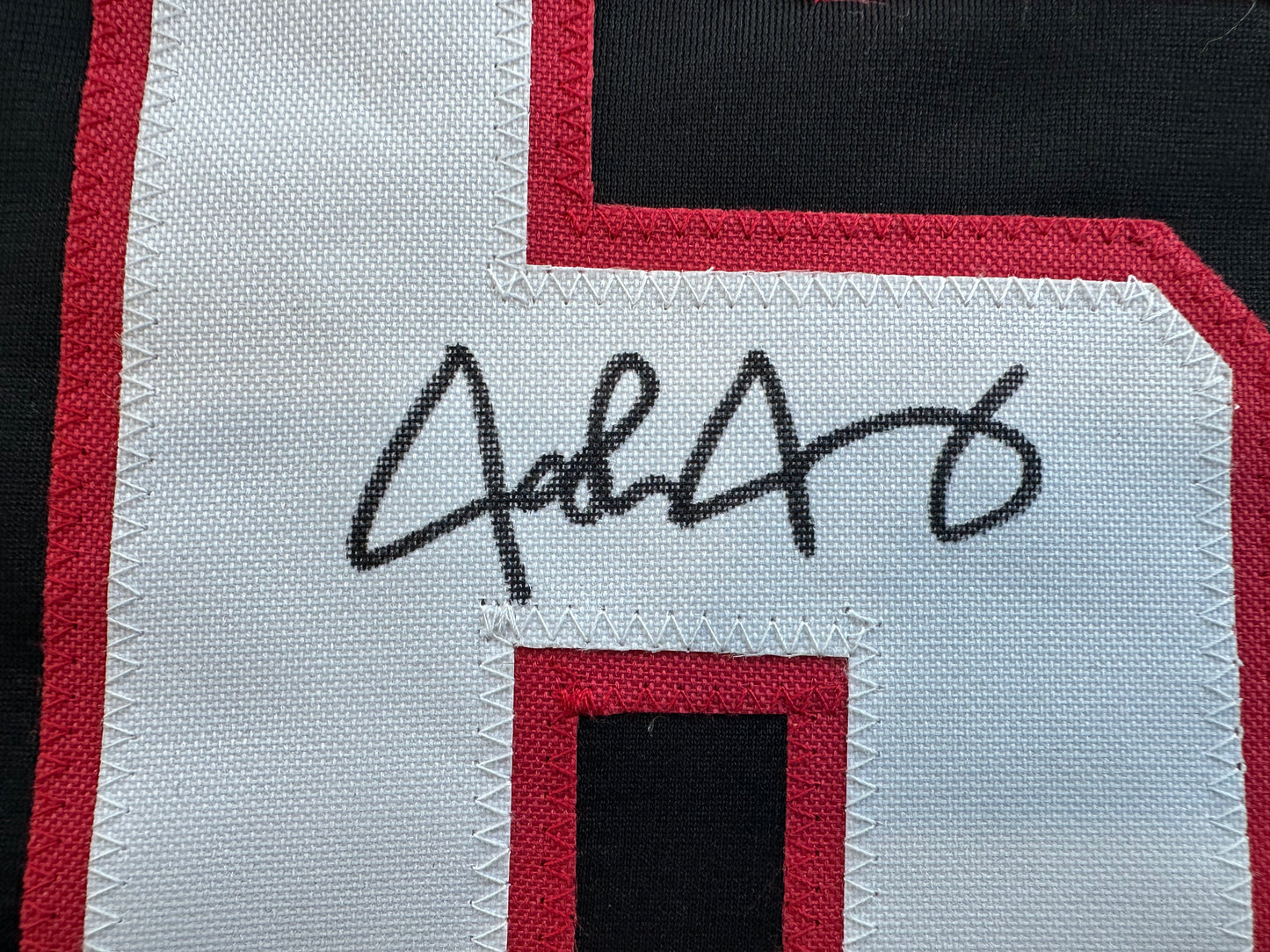 JOSH JUNG SIGNED BLACK TEXAS TECH JERSEY Rangers BAS