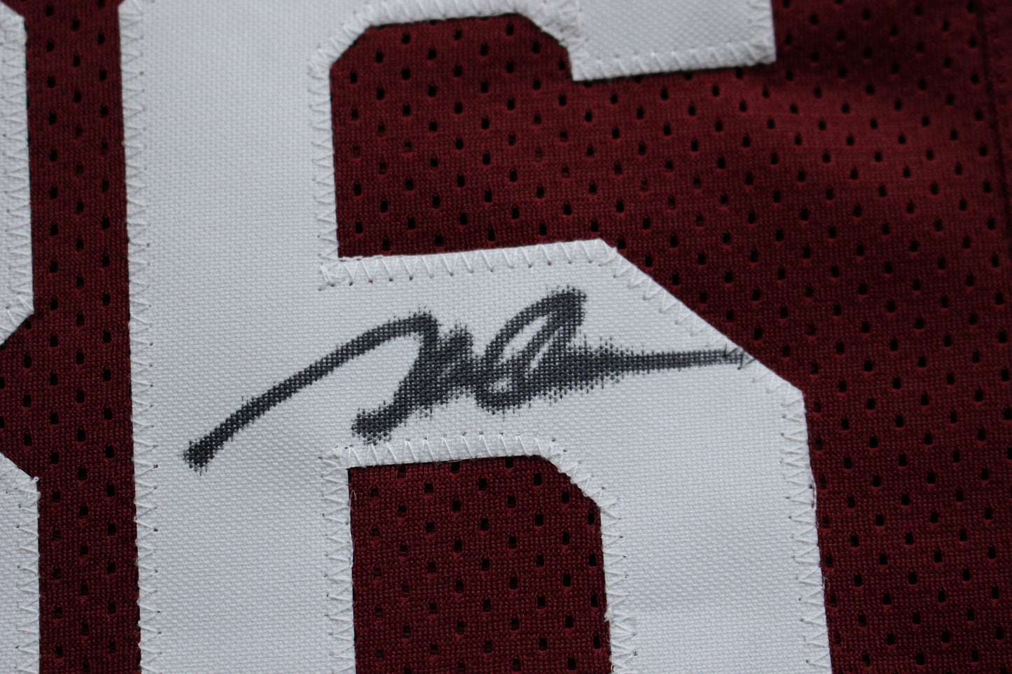 STEVE OWENS BILLY SIMS JASON WHITE SIGNED OKLAHOMA SOONERS JERSEY BAS