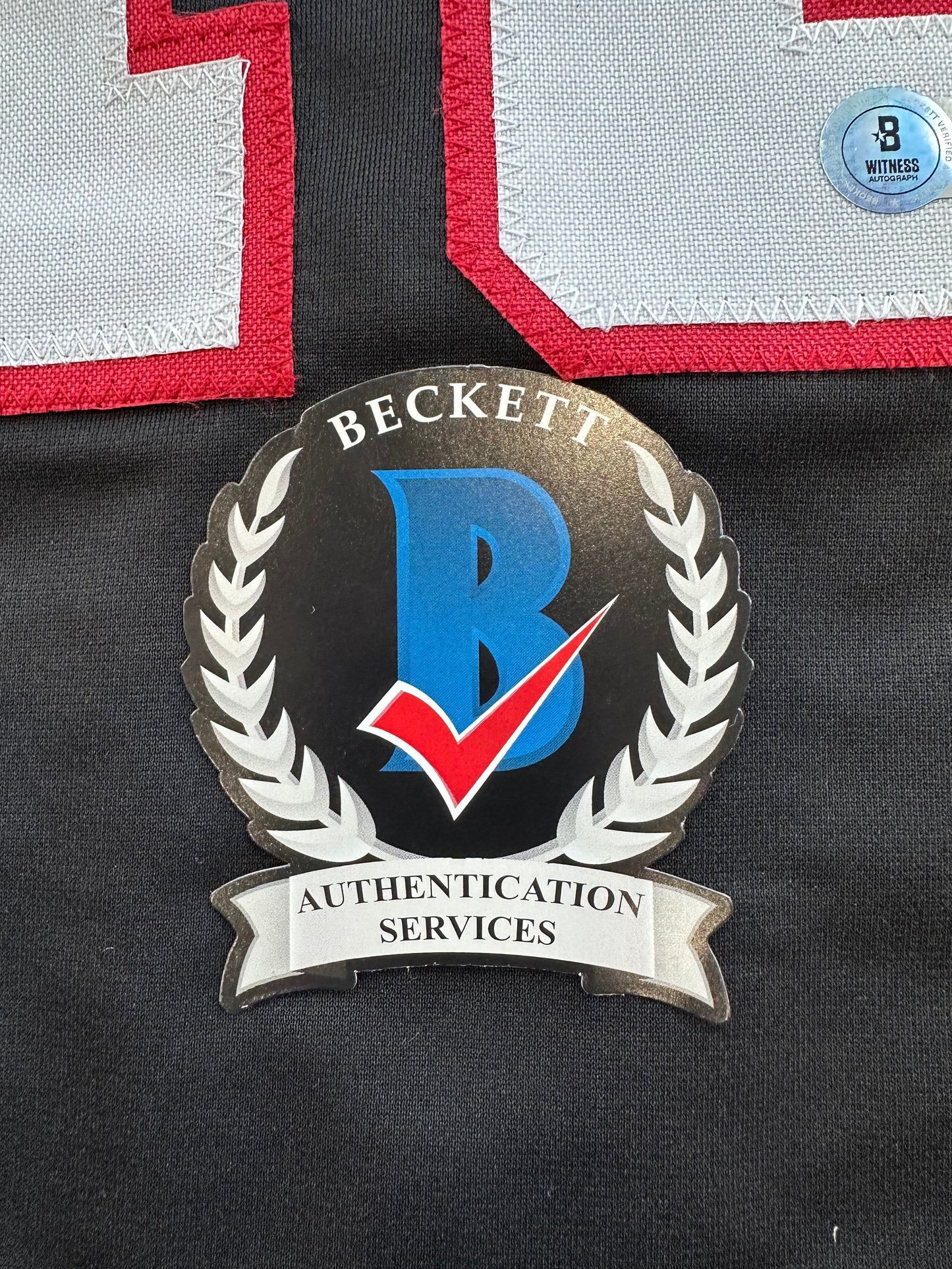 JOSH JUNG SIGNED BLACK TEXAS TECH JERSEY Rangers BAS