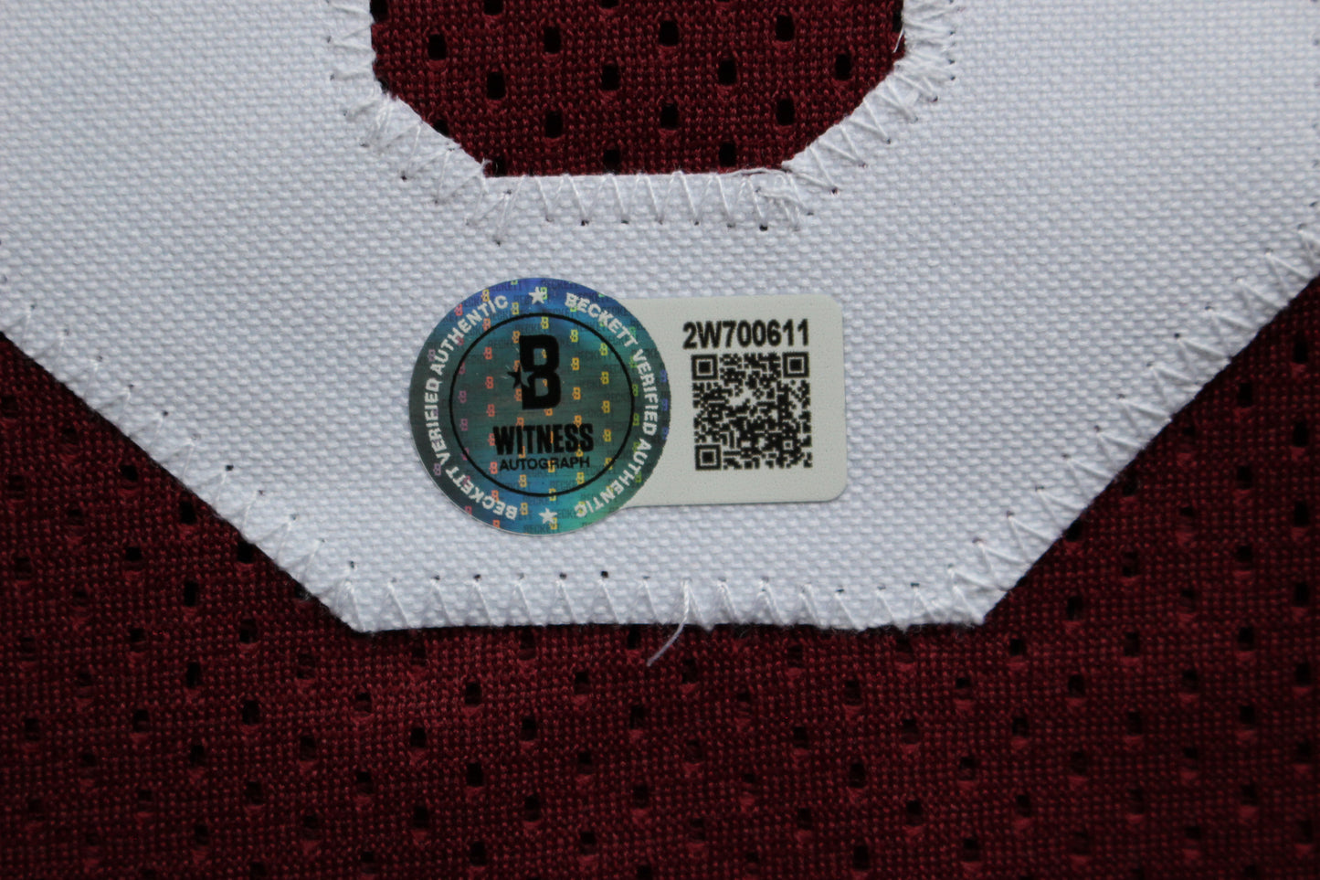 STEVE OWENS BILLY SIMS JASON WHITE SIGNED OKLAHOMA SOONERS JERSEY BAS