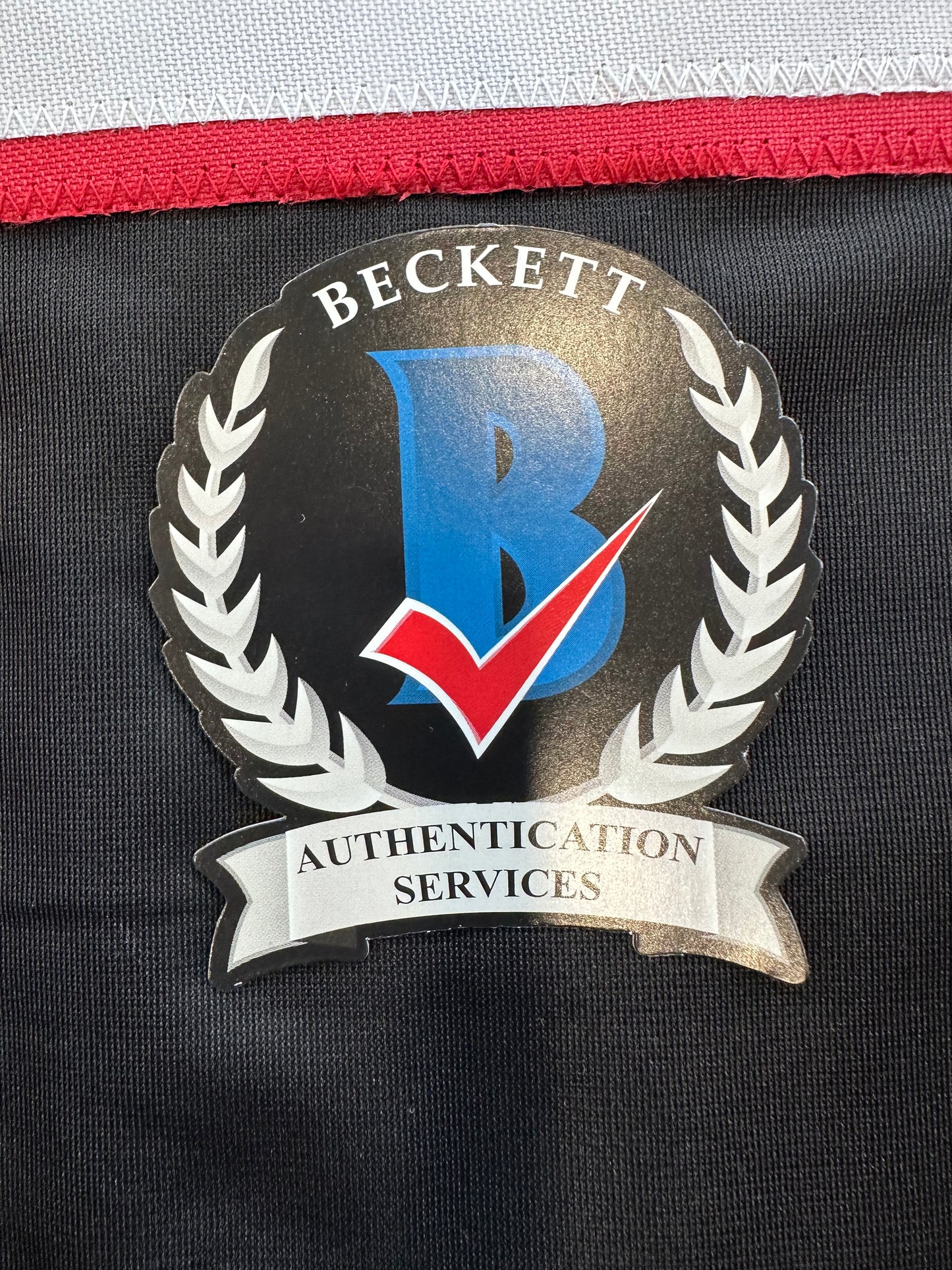 JACE JUNG SIGNED BLACK TEXAS TECH JERSEY Tigers w/ "Guns Up" BAS