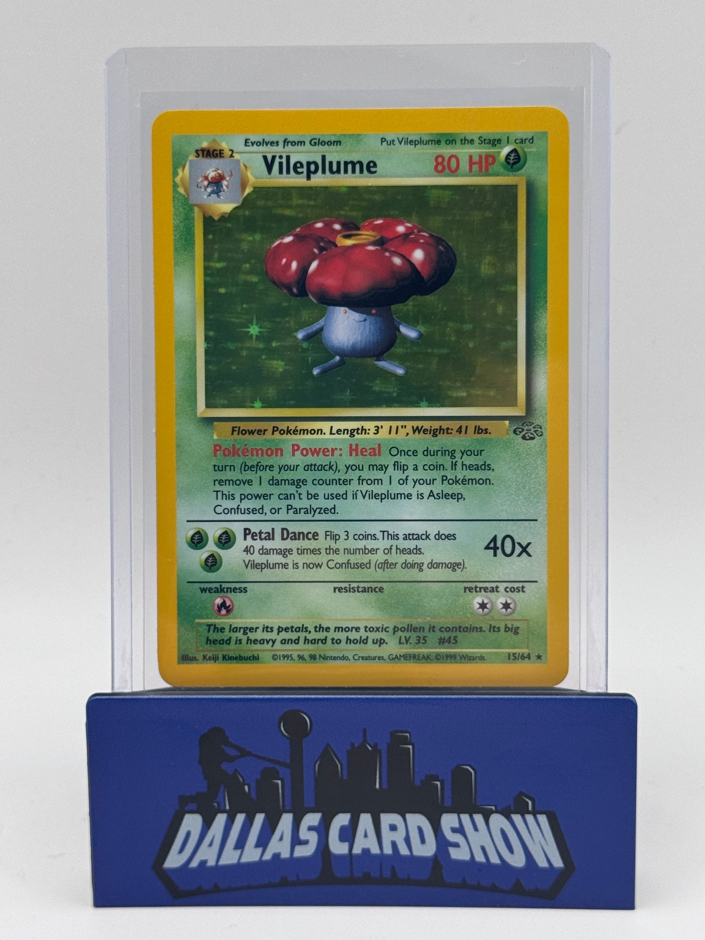 1999 Pokemon - Vileplume (Holo) - 15/64 Jungle