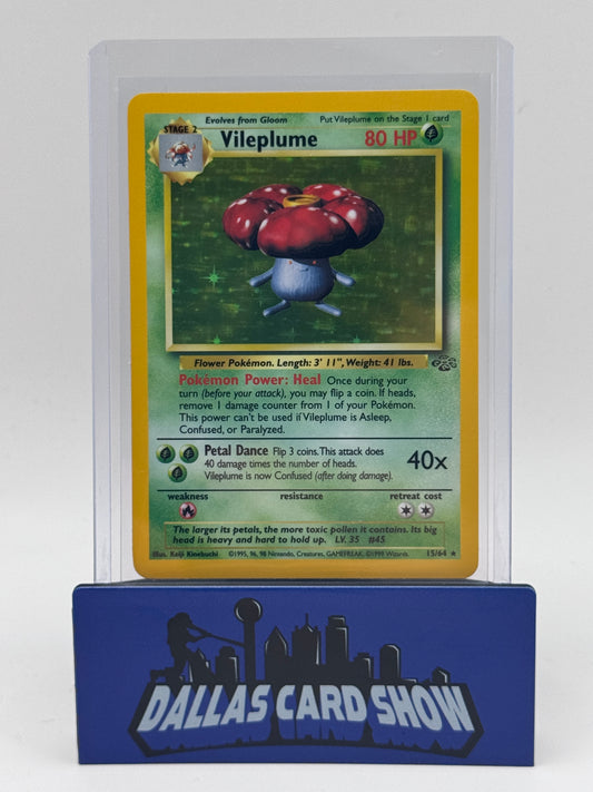 1999 Pokemon - Vileplume (Holo) - 15/64 Jungle