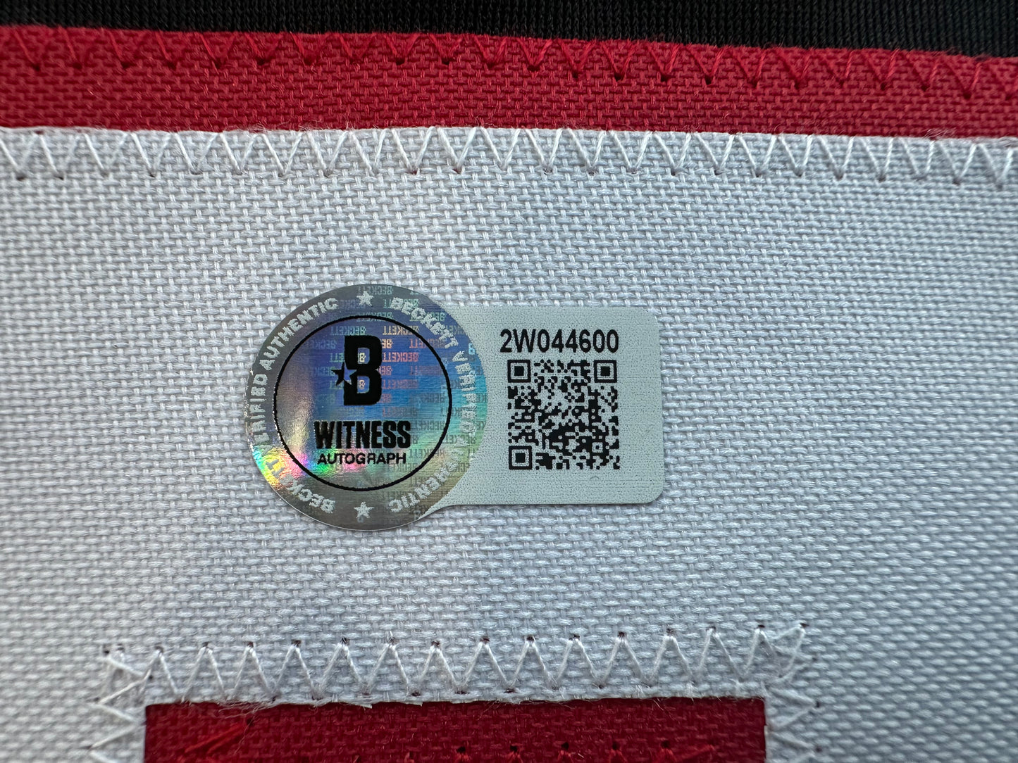 JACE JUNG SIGNED BLACK TEXAS TECH JERSEY Tigers w/ "Guns Up" BAS