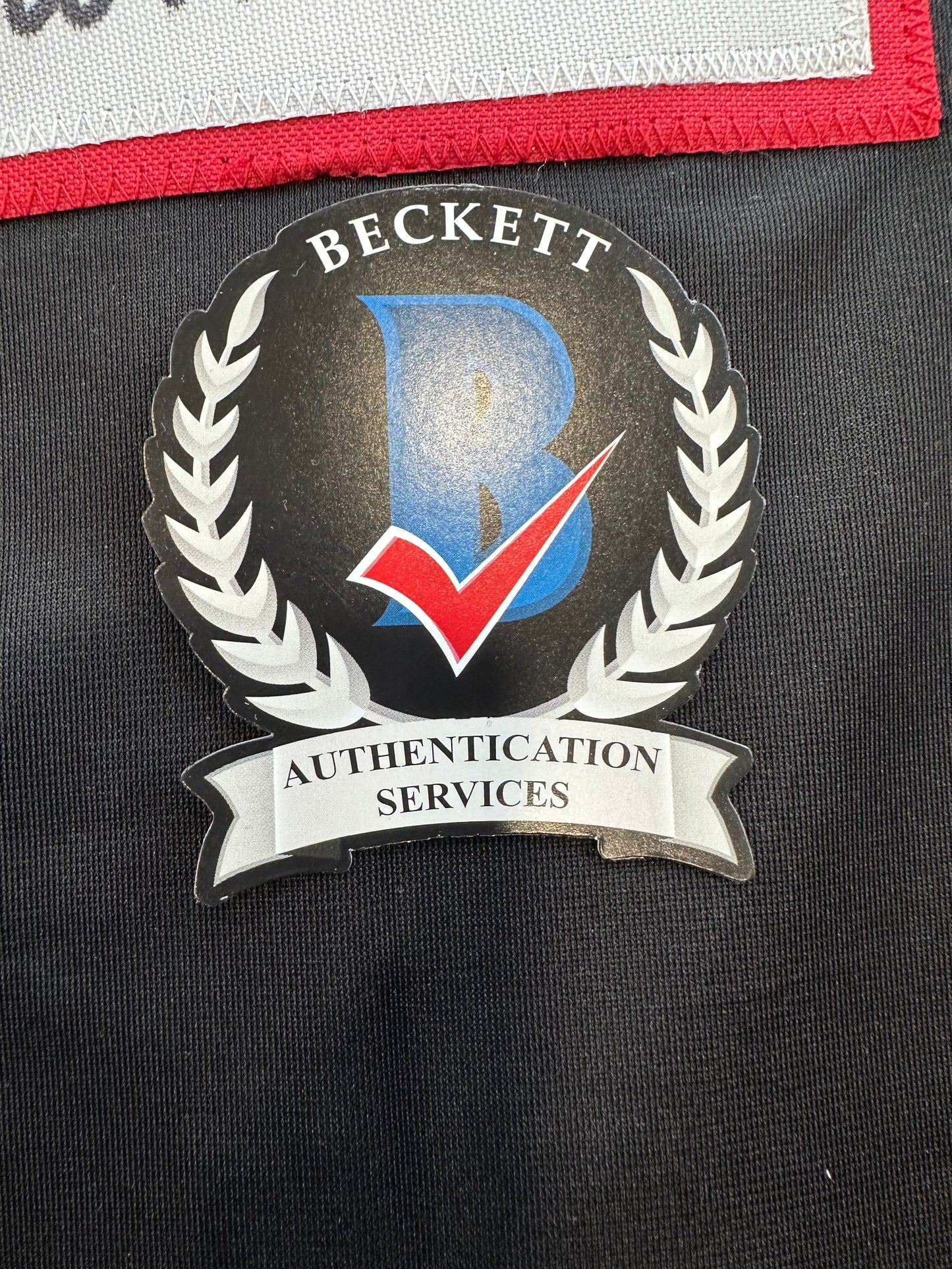 JACE JUNG SIGNED BLACK TEXAS TECH JERSEY w/ "Wreck 'Em" Tigers BAS