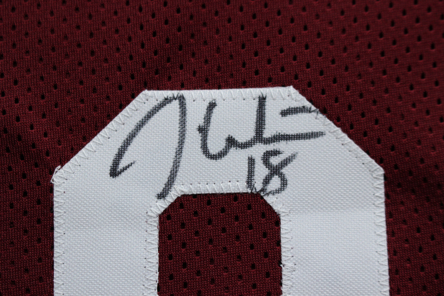 STEVE OWENS BILLY SIMS JASON WHITE SIGNED OKLAHOMA SOONERS JERSEY BAS