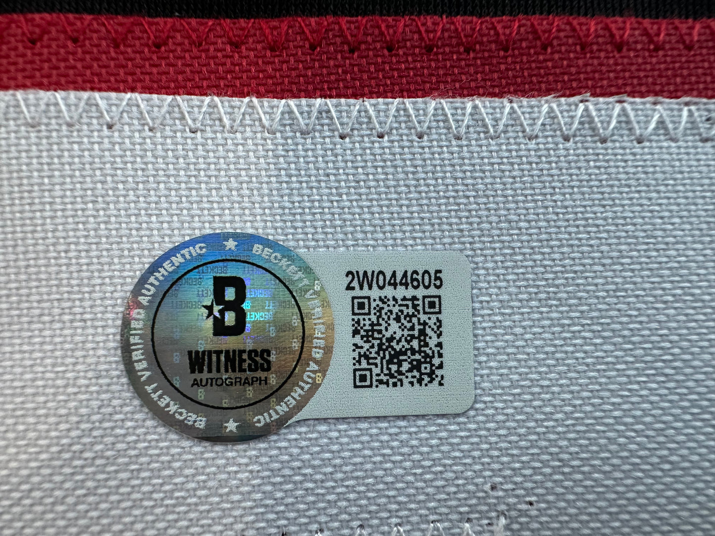 JACE JUNG SIGNED BLACK TEXAS TECH JERSEY w/ "Wreck 'Em" Tigers BAS