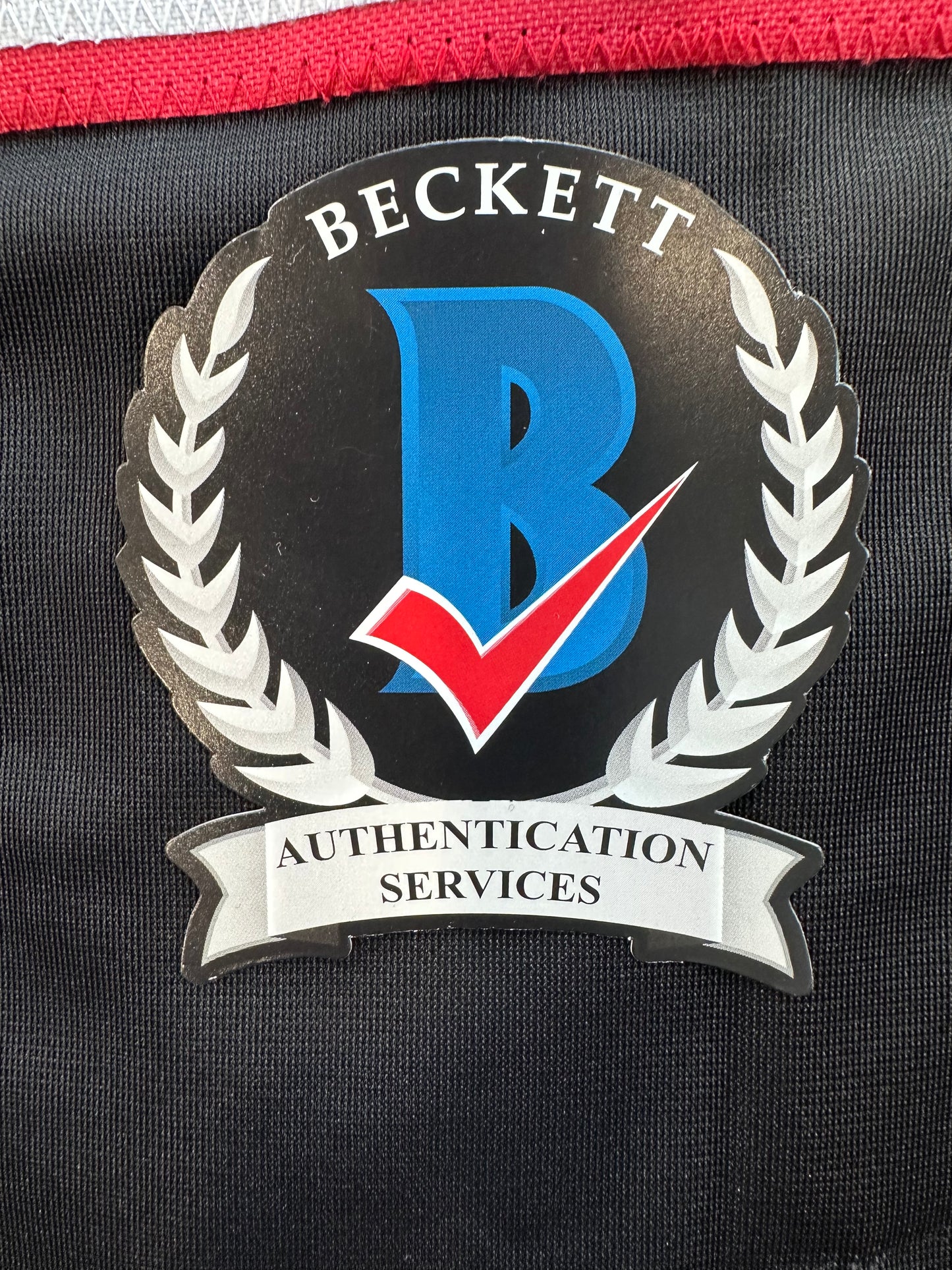 JACE JUNG SIGNED BLACK TEXAS TECH JERSEY w/ "Wreck 'Em" Tigers BAS