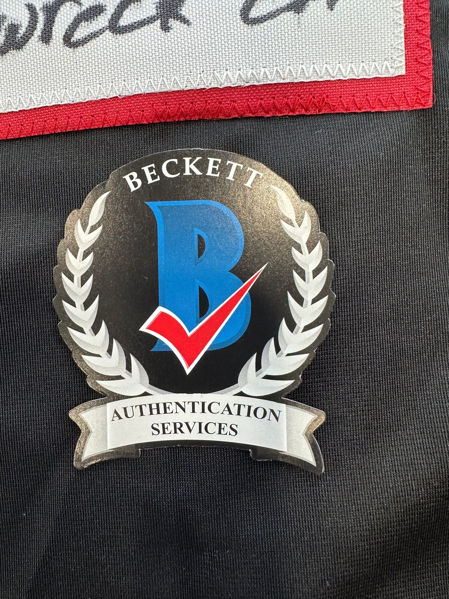 JACE JUNG SIGNED BLACK TEXAS TECH JERSEY w/ "Wreck 'Em" Tigers BAS