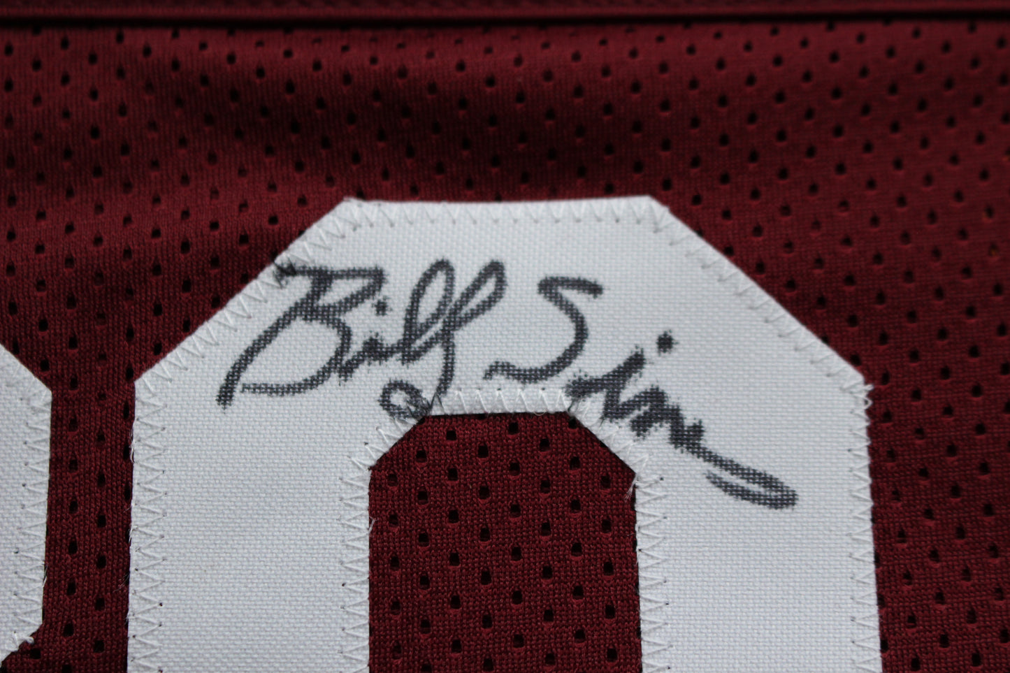 STEVE OWENS BILLY SIMS JASON WHITE SIGNED OKLAHOMA SOONERS JERSEY BAS