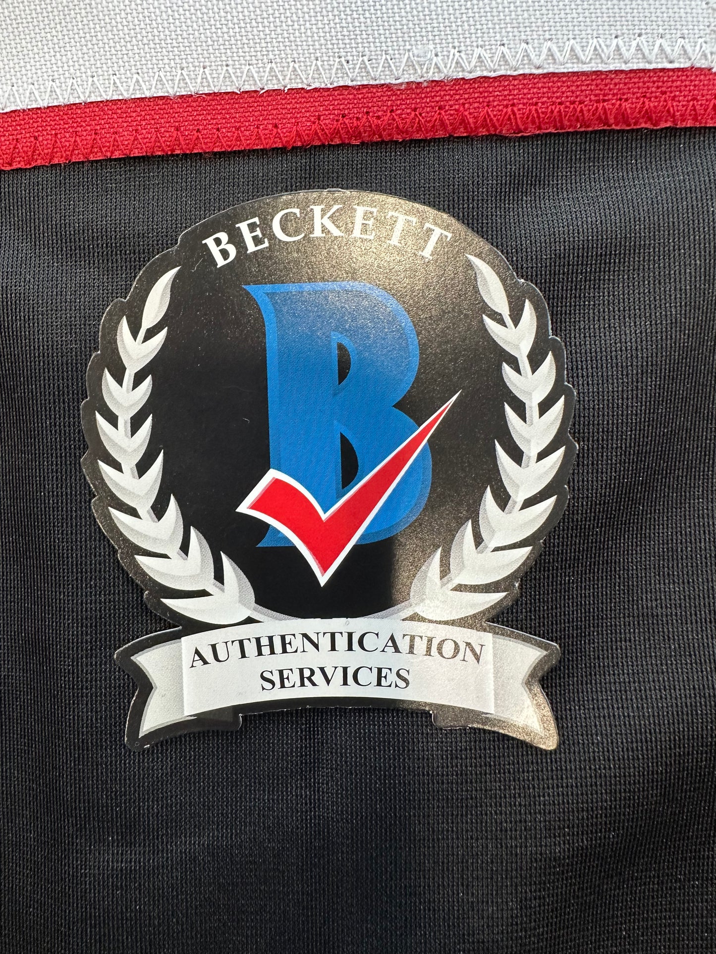 JACE JUNG SIGNED BLACK TEXAS TECH JERSEY w/ "Wreck 'Em" Tigers BAS