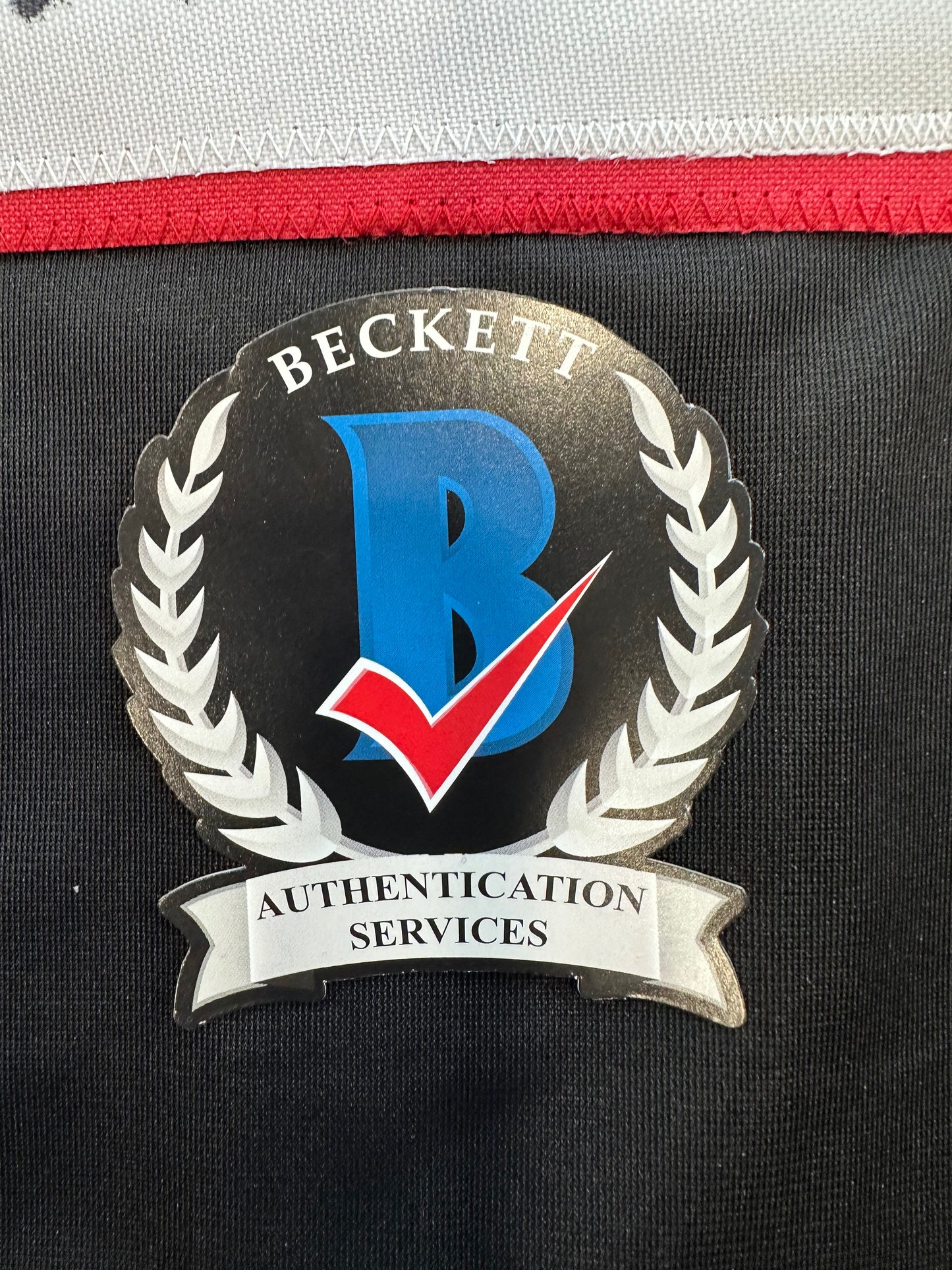 JACE JUNG SIGNED BLACK TEXAS TECH JERSEY w/ "Wreck 'Em" Tigers BAS