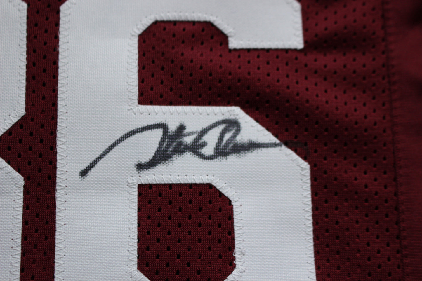 STEVE OWENS BILLY SIMS JASON WHITE SIGNED OKLAHOMA SOONERS JERSEY BAS
