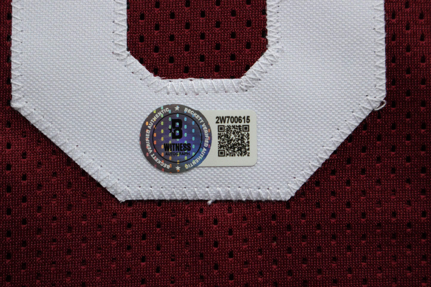 STEVE OWENS BILLY SIMS JASON WHITE SIGNED OKLAHOMA SOONERS JERSEY BAS
