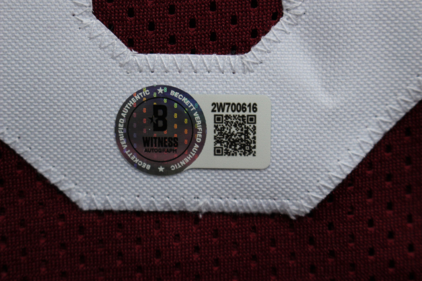 STEVE OWENS BILLY SIMS JASON WHITE SIGNED OKLAHOMA SOONERS JERSEY BAS