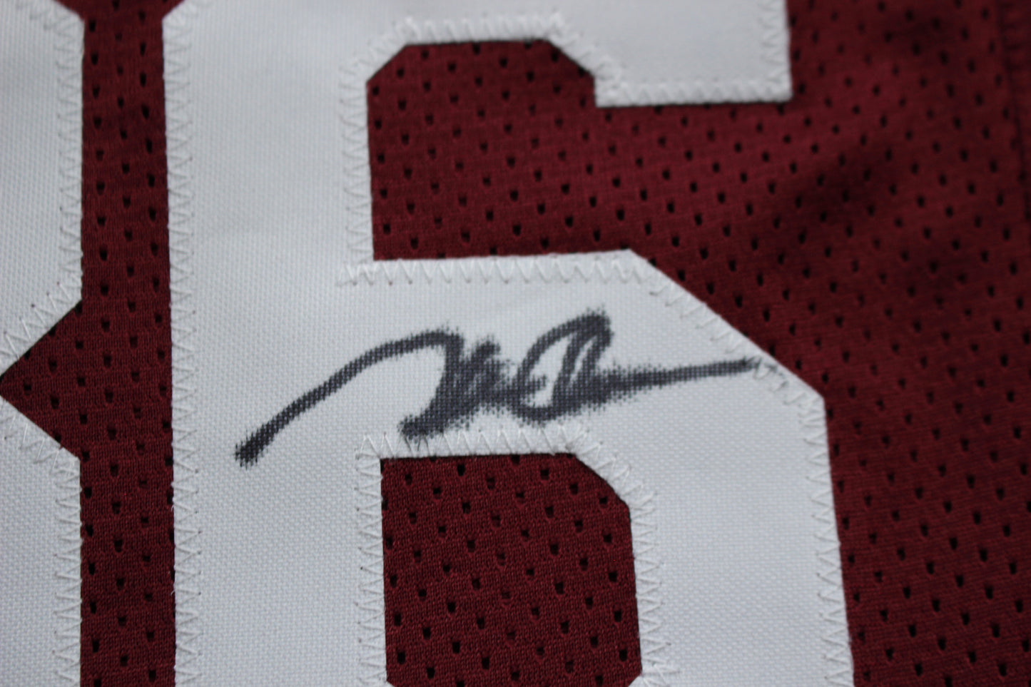 STEVE OWENS BILLY SIMS JASON WHITE SIGNED OKLAHOMA SOONERS JERSEY BAS