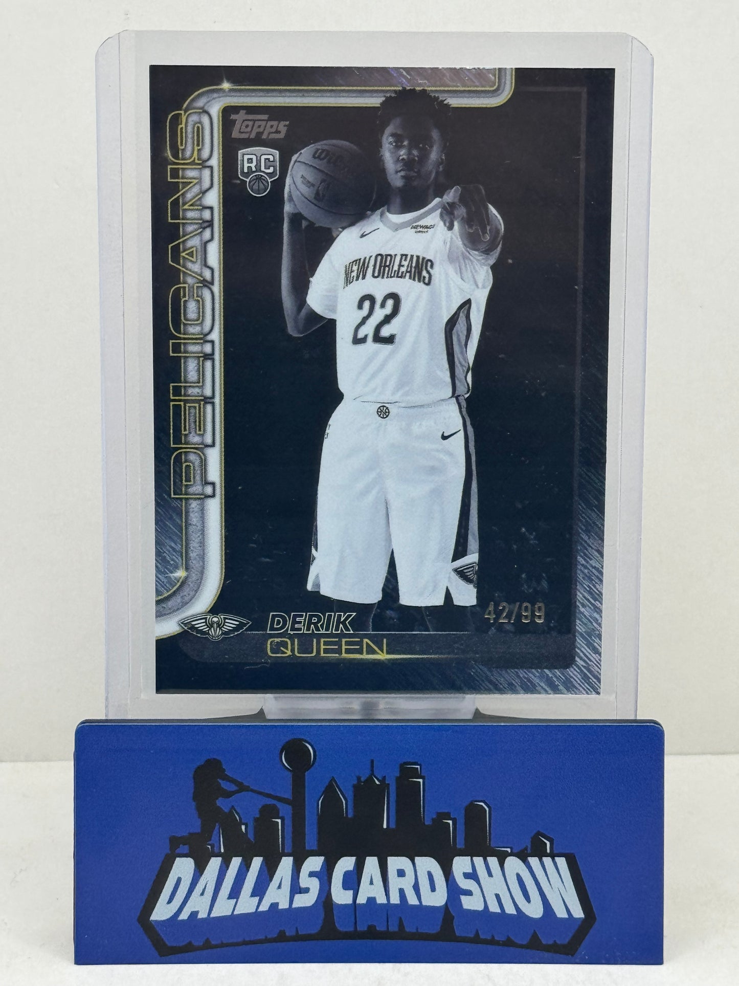2025-26 Topps NBA Derik Queen Blackout Exclusive /99 RC SSP Black Friday Rookie