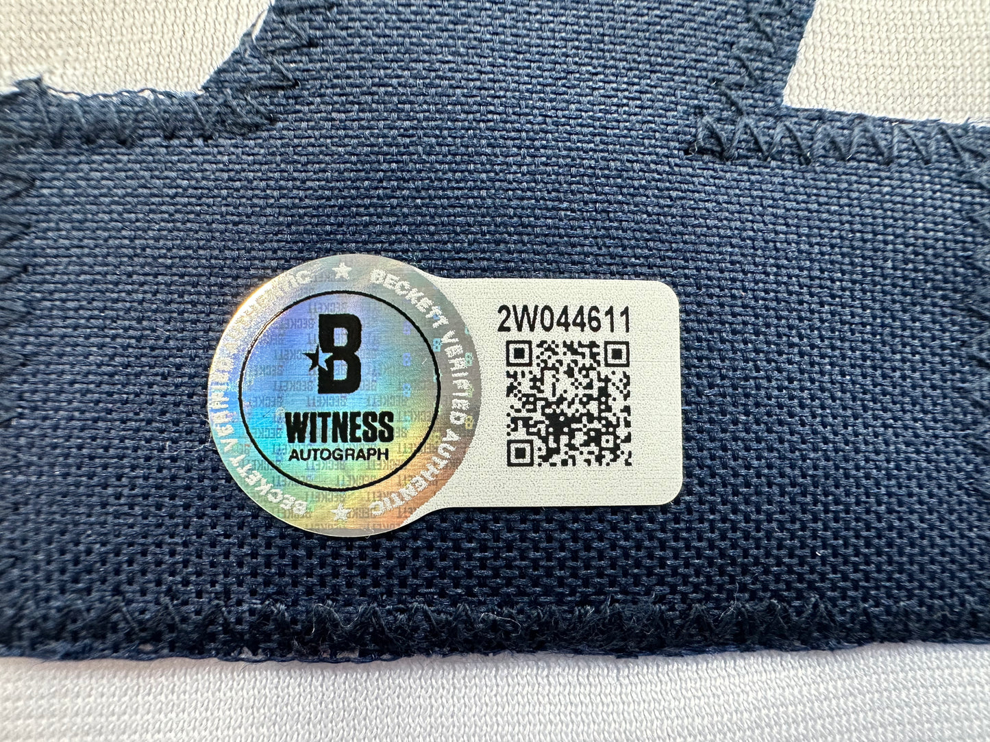 JACE JUNG SIGNED WHITE DETROIT TIGERS JERSEY Texas Tech BAS