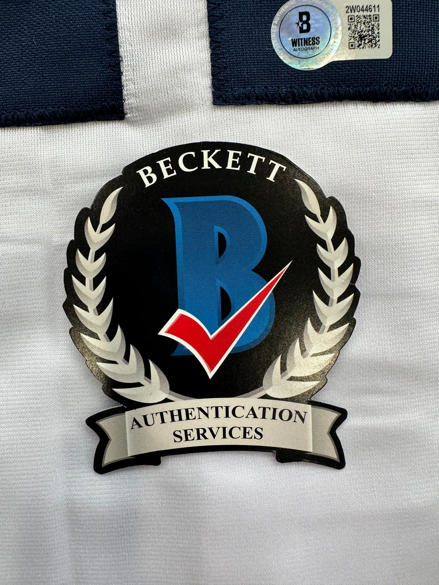 JACE JUNG SIGNED WHITE DETROIT TIGERS JERSEY Texas Tech BAS