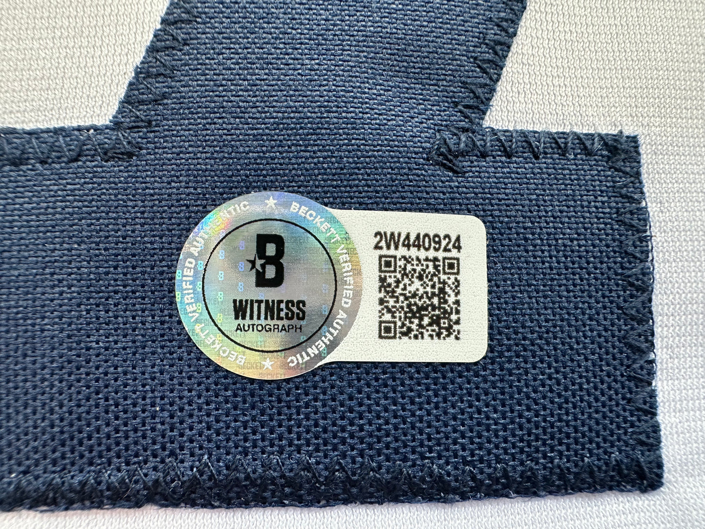 JACE JUNG SIGNED WHITE DETROIT TIGERS JERSEY Texas Tech BAS