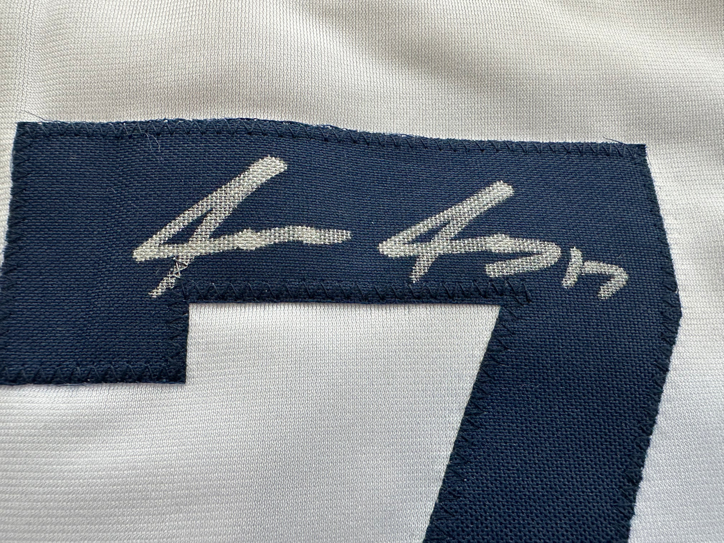 JACE JUNG SIGNED WHITE DETROIT TIGERS JERSEY Texas Tech BAS