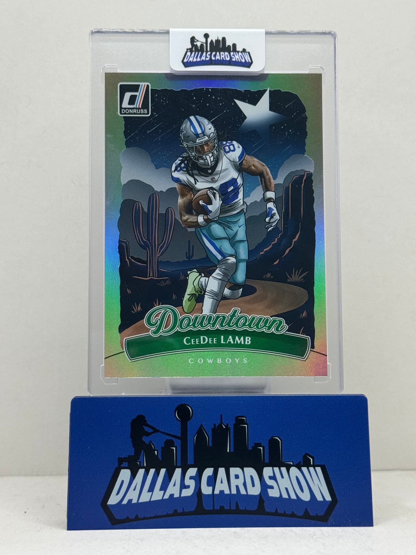 2025 Panini Donruss #9 Ceedee Lamb Downtown SSP Case Hit Cowboys