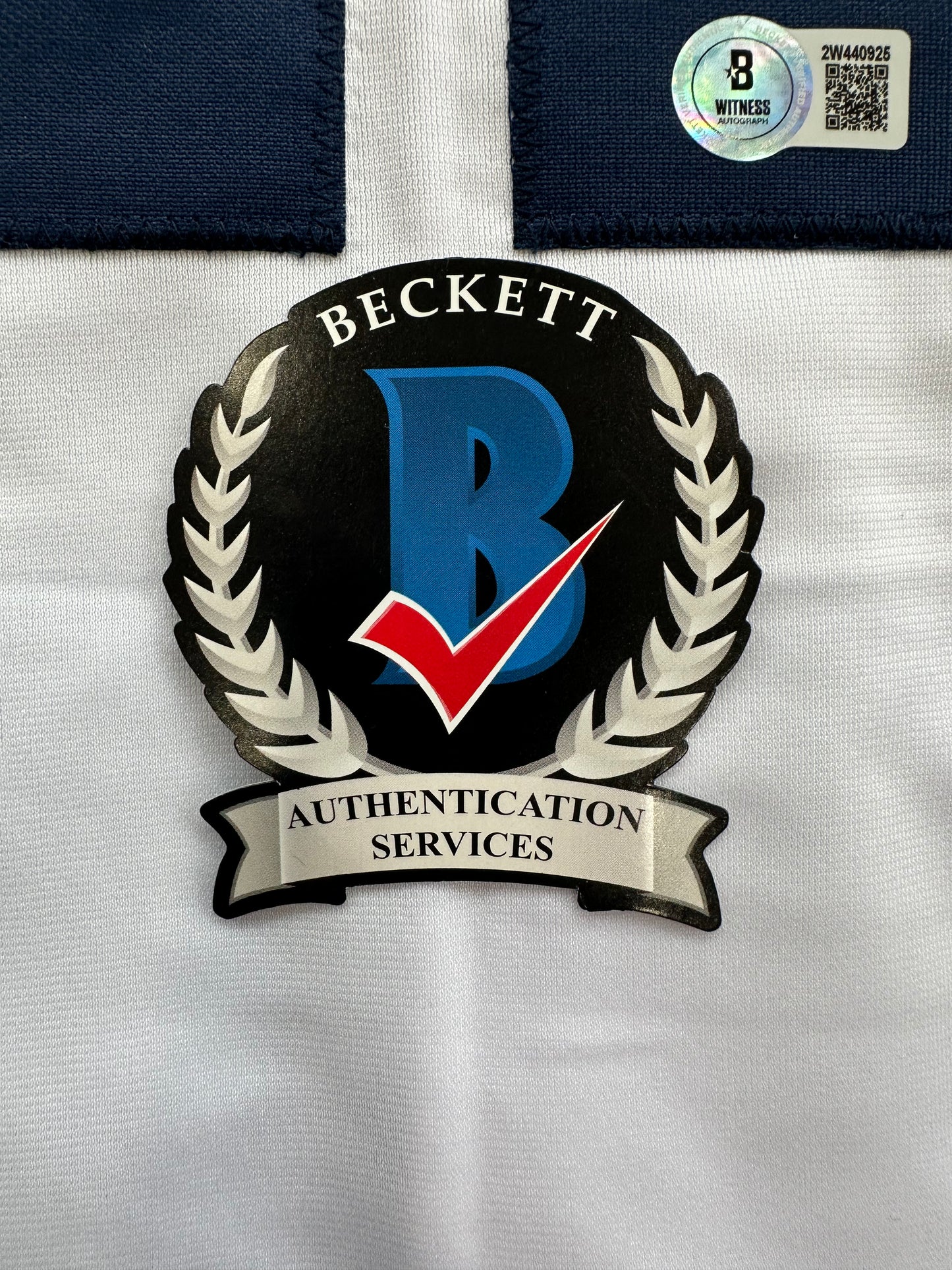 JACE JUNG SIGNED WHITE DETROIT TIGERS JERSEY Texas Tech BAS