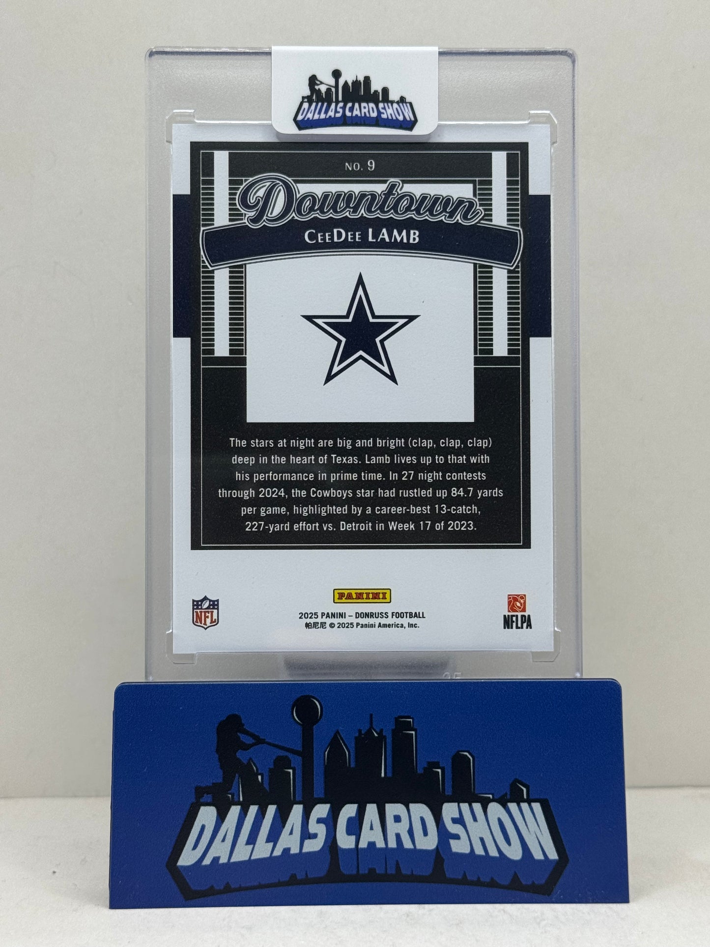 2025 Panini Donruss #9 Ceedee Lamb Downtown SSP Case Hit Cowboys