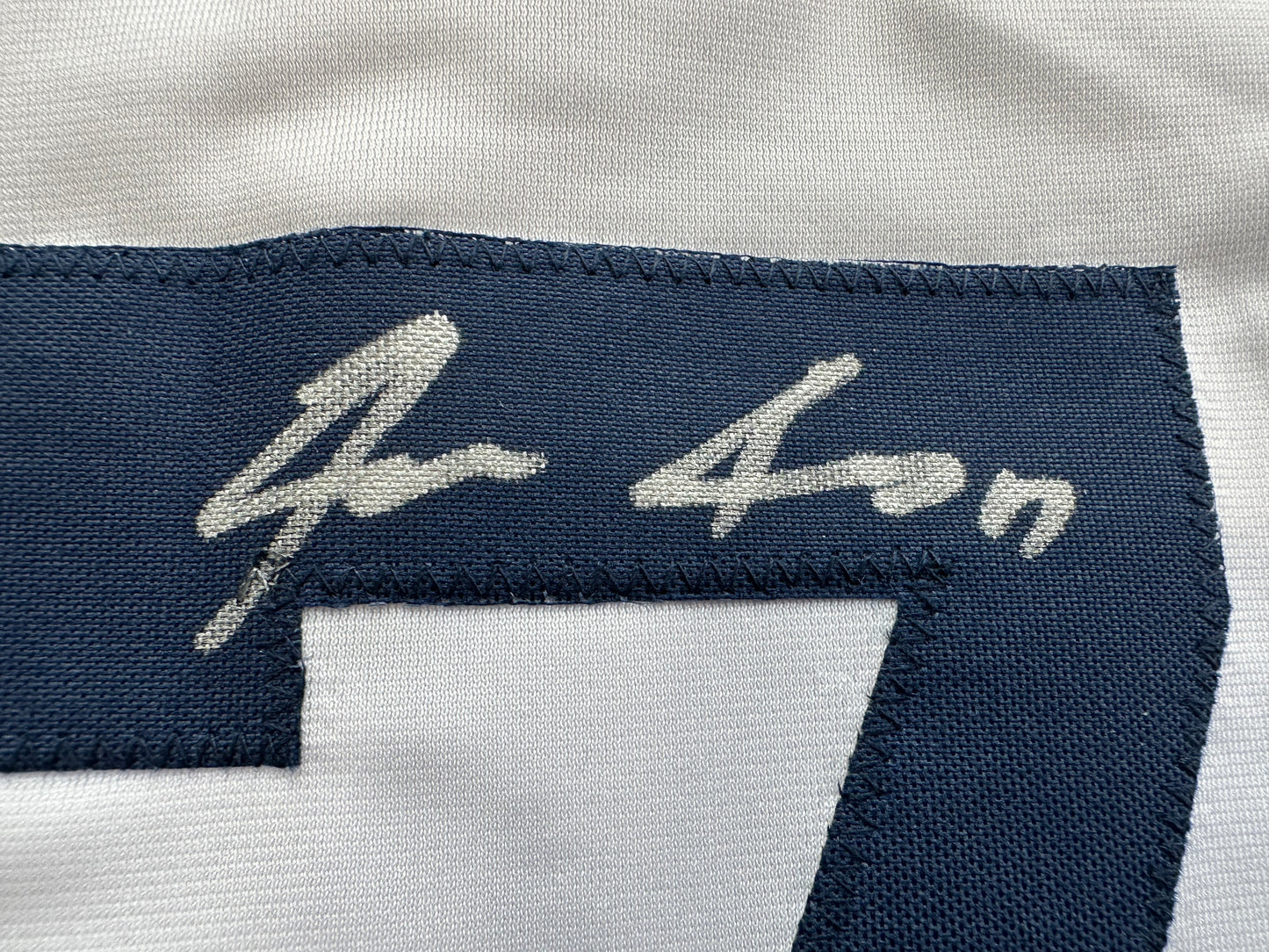 JACE JUNG SIGNED WHITE DETROIT TIGERS JERSEY Texas Tech BAS