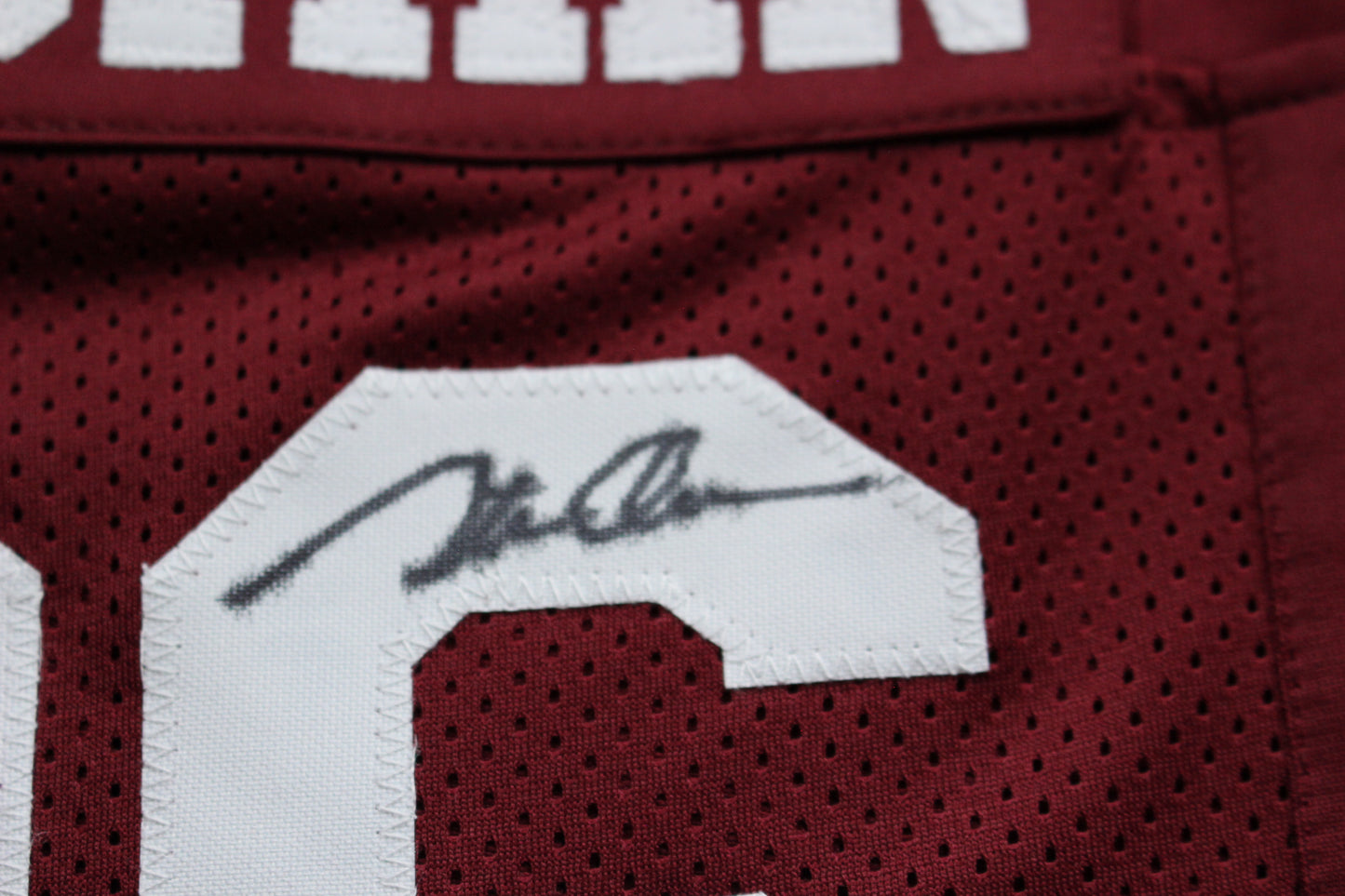 STEVE OWENS BILLY SIMS JASON WHITE SIGNED OU SOONERS HEISMAN JERSEY BAS