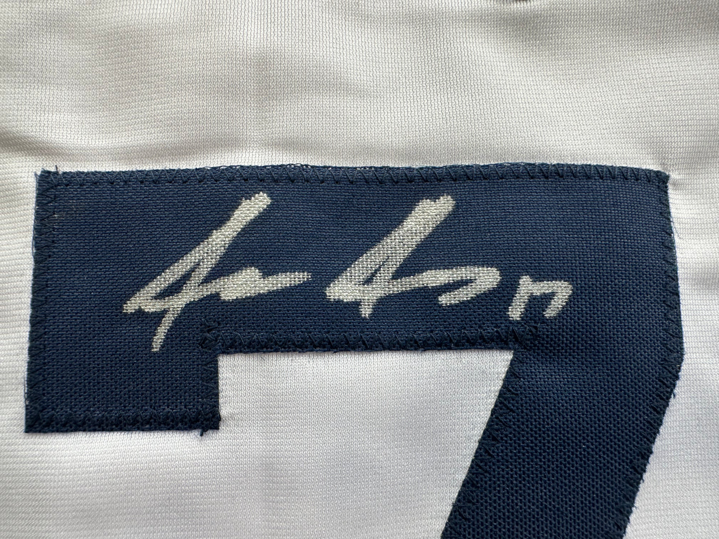 JACE JUNG SIGNED WHITE DETROIT TIGERS JERSEY Texas Tech BAS