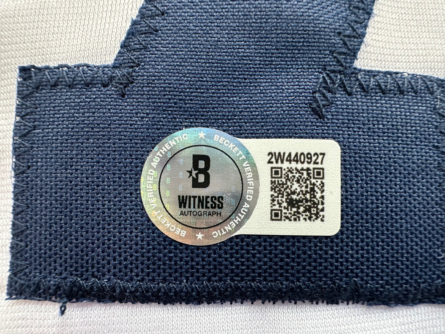 JACE JUNG SIGNED WHITE DETROIT TIGERS JERSEY Texas Tech BAS