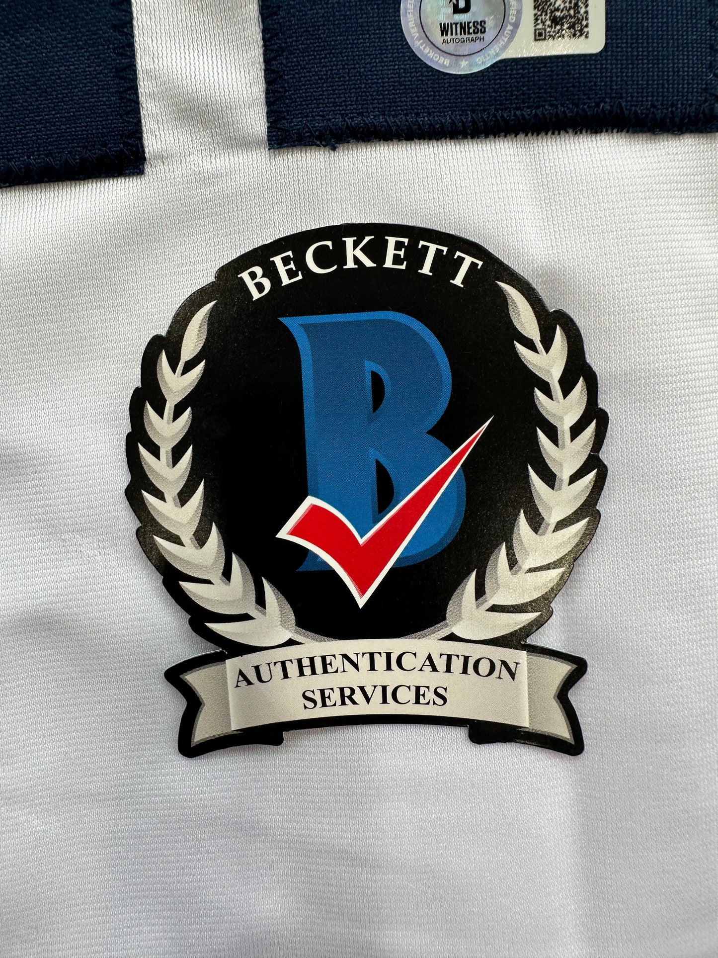 JACE JUNG SIGNED WHITE DETROIT TIGERS JERSEY Texas Tech BAS