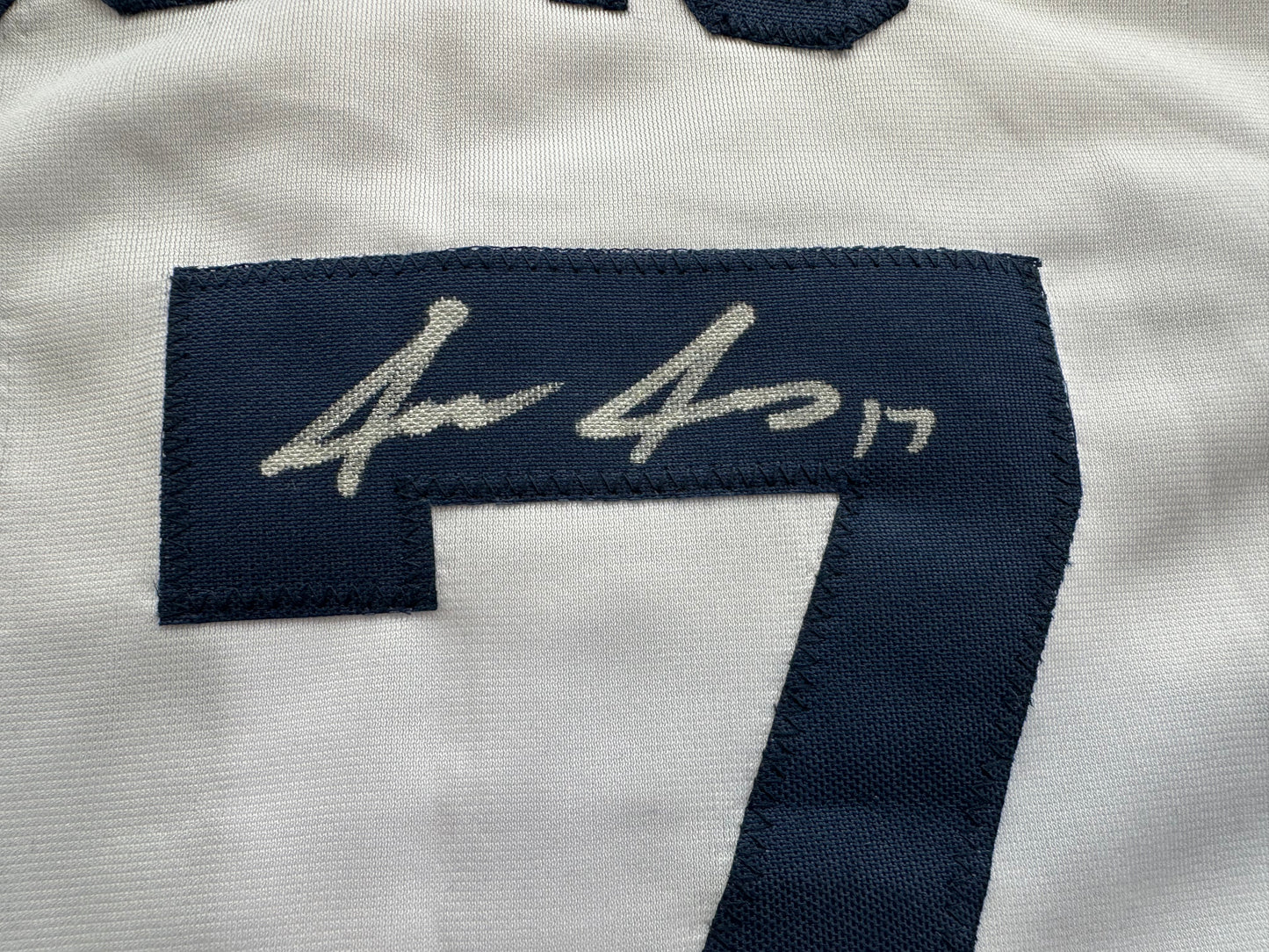 JACE JUNG SIGNED WHITE DETROIT TIGERS JERSEY Texas Tech BAS