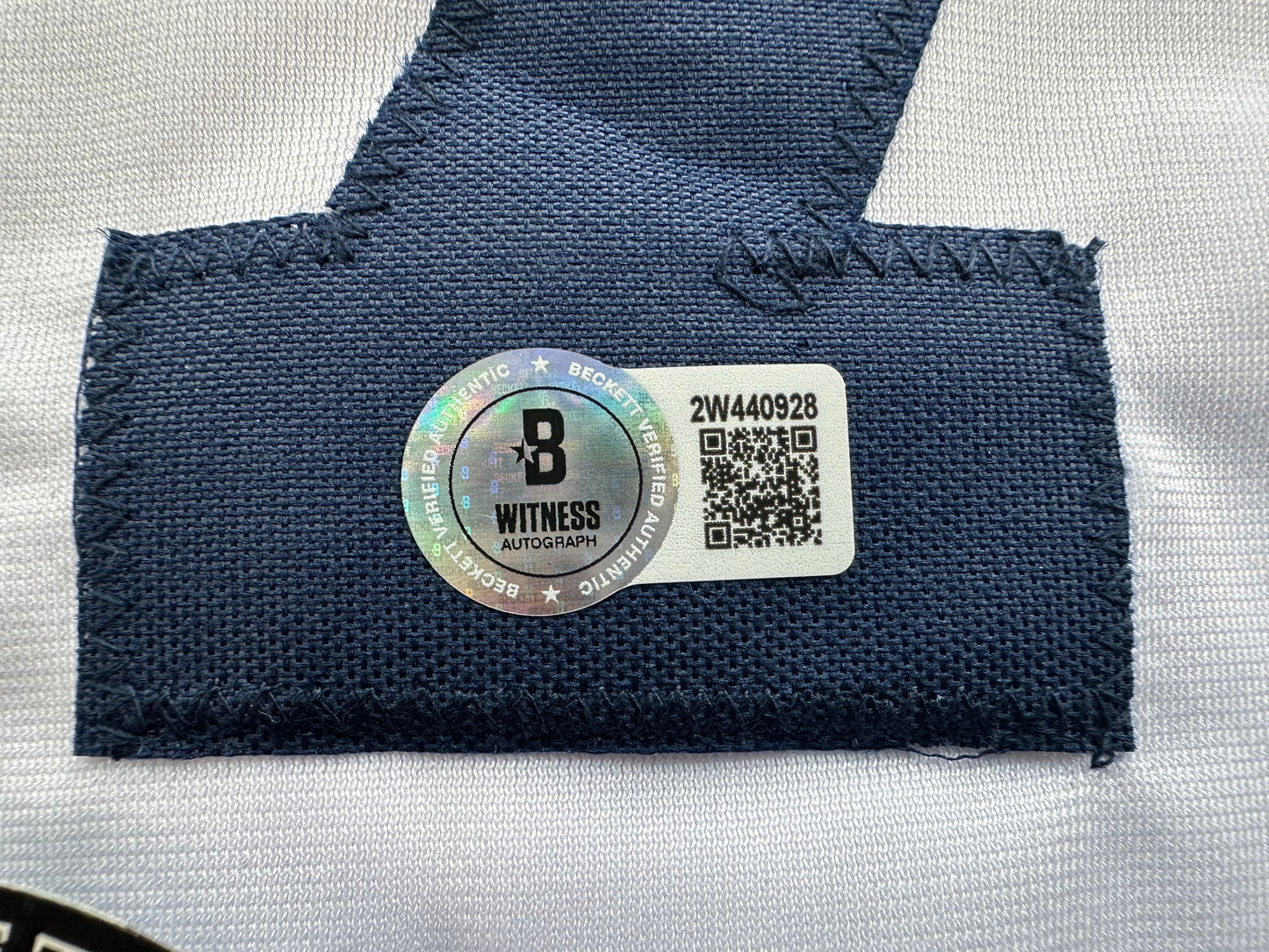 JACE JUNG SIGNED WHITE DETROIT TIGERS JERSEY Texas Tech BAS