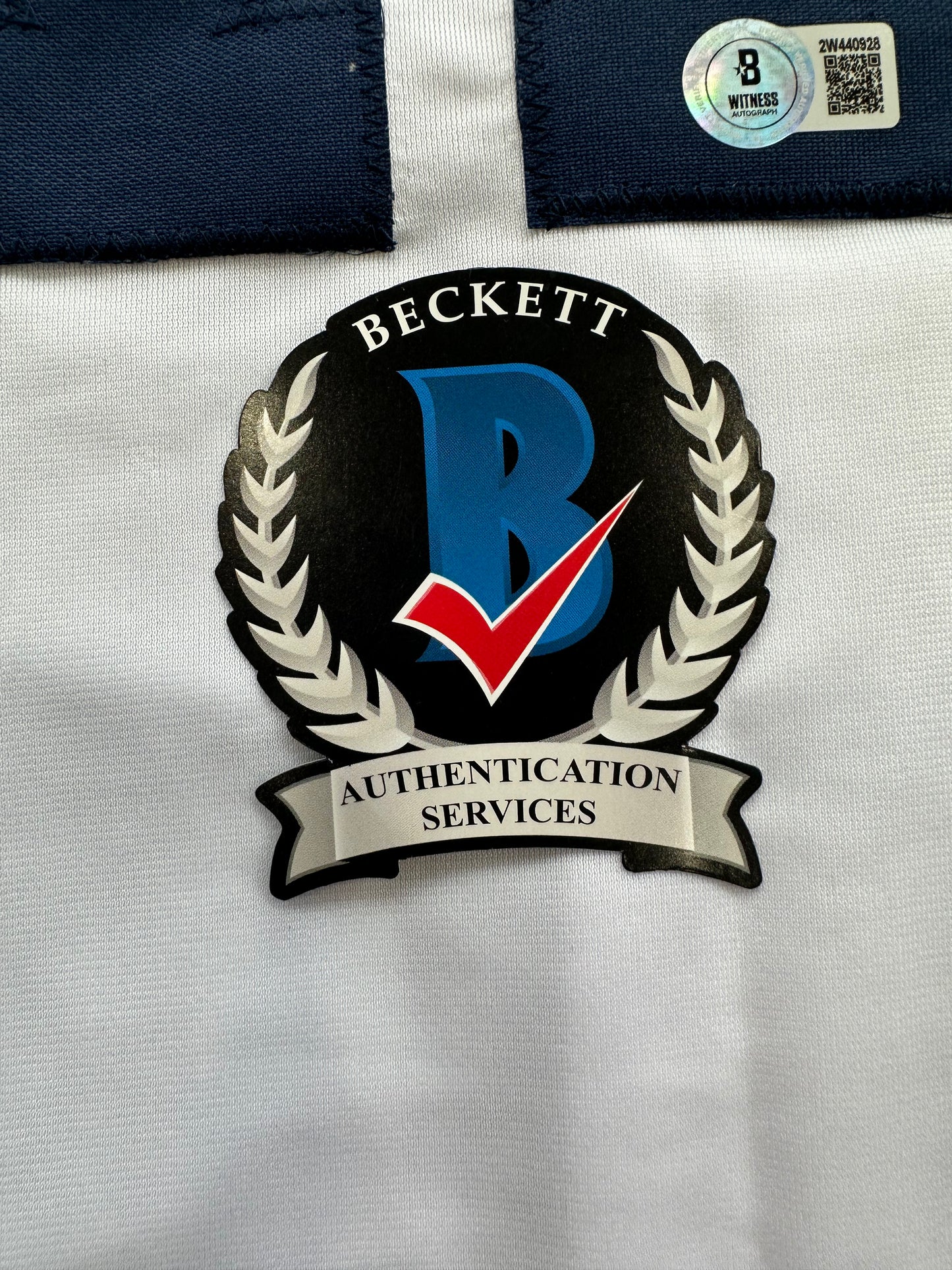 JACE JUNG SIGNED WHITE DETROIT TIGERS JERSEY Texas Tech BAS