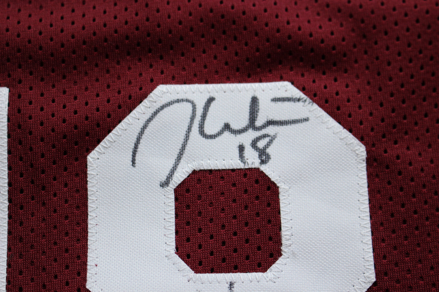 STEVE OWENS BILLY SIMS JASON WHITE SIGNED OU SOONERS HEISMAN JERSEY BAS