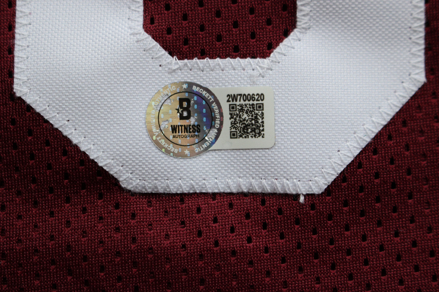 STEVE OWENS BILLY SIMS JASON WHITE SIGNED OU SOONERS HEISMAN JERSEY BAS