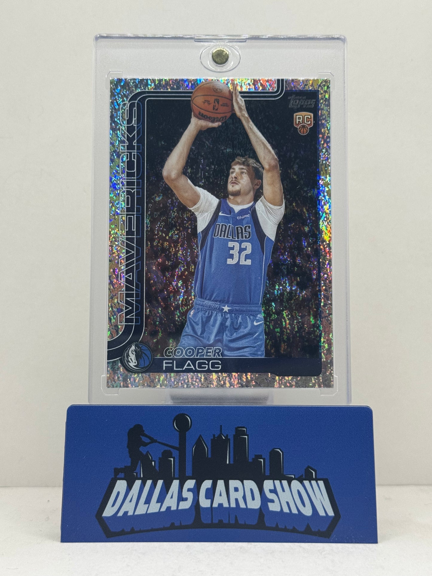 2025 Topps #201 Cooper Flagg Sandglitter Rookie RC Mavericks