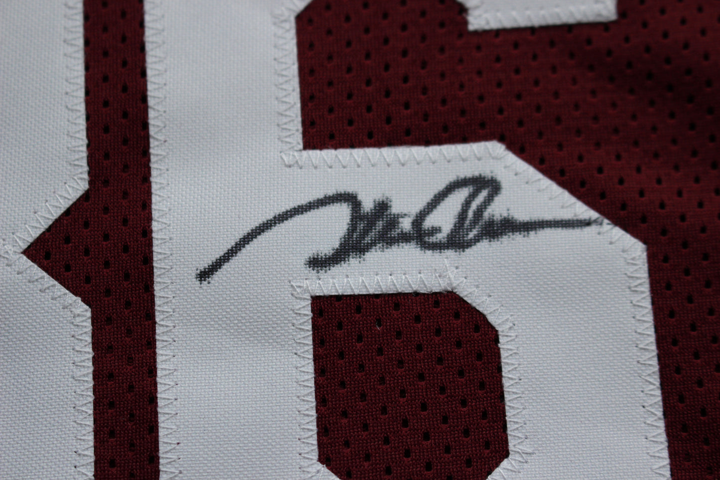 STEVE OWENS BILLY SIMS JASON WHITE SIGNED OU SOONERS HEISMAN JERSEY BAS