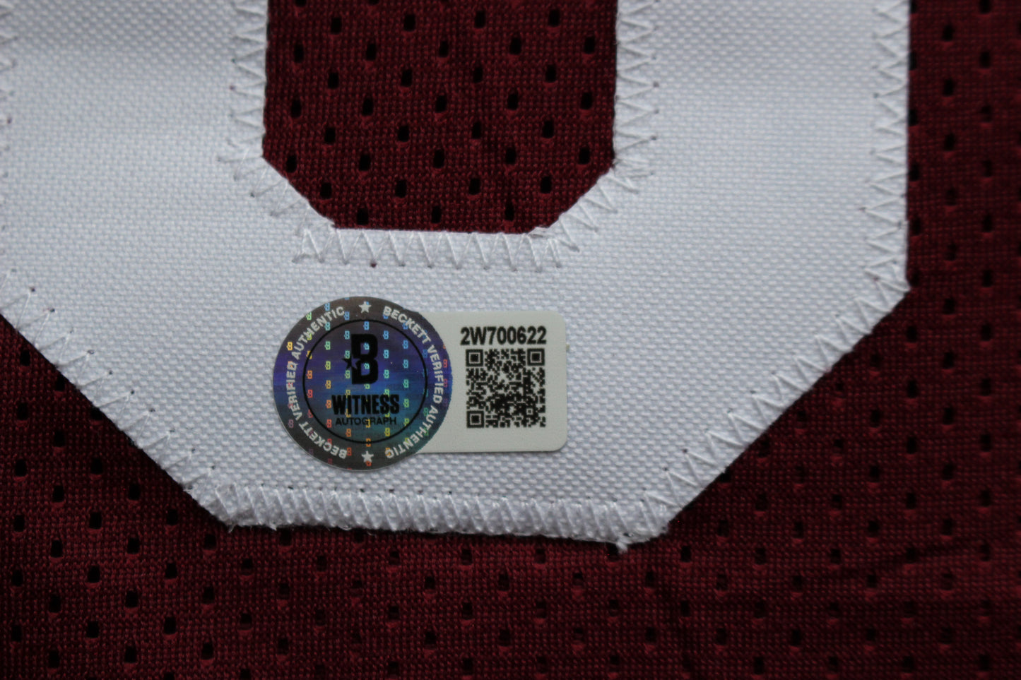 STEVE OWENS BILLY SIMS JASON WHITE SIGNED OU SOONERS HEISMAN JERSEY BAS