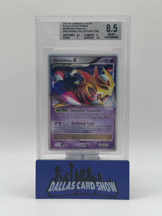2007-09 Pokemon - Giratina LV. X - DP38 Collection Tin BGS 8.5
